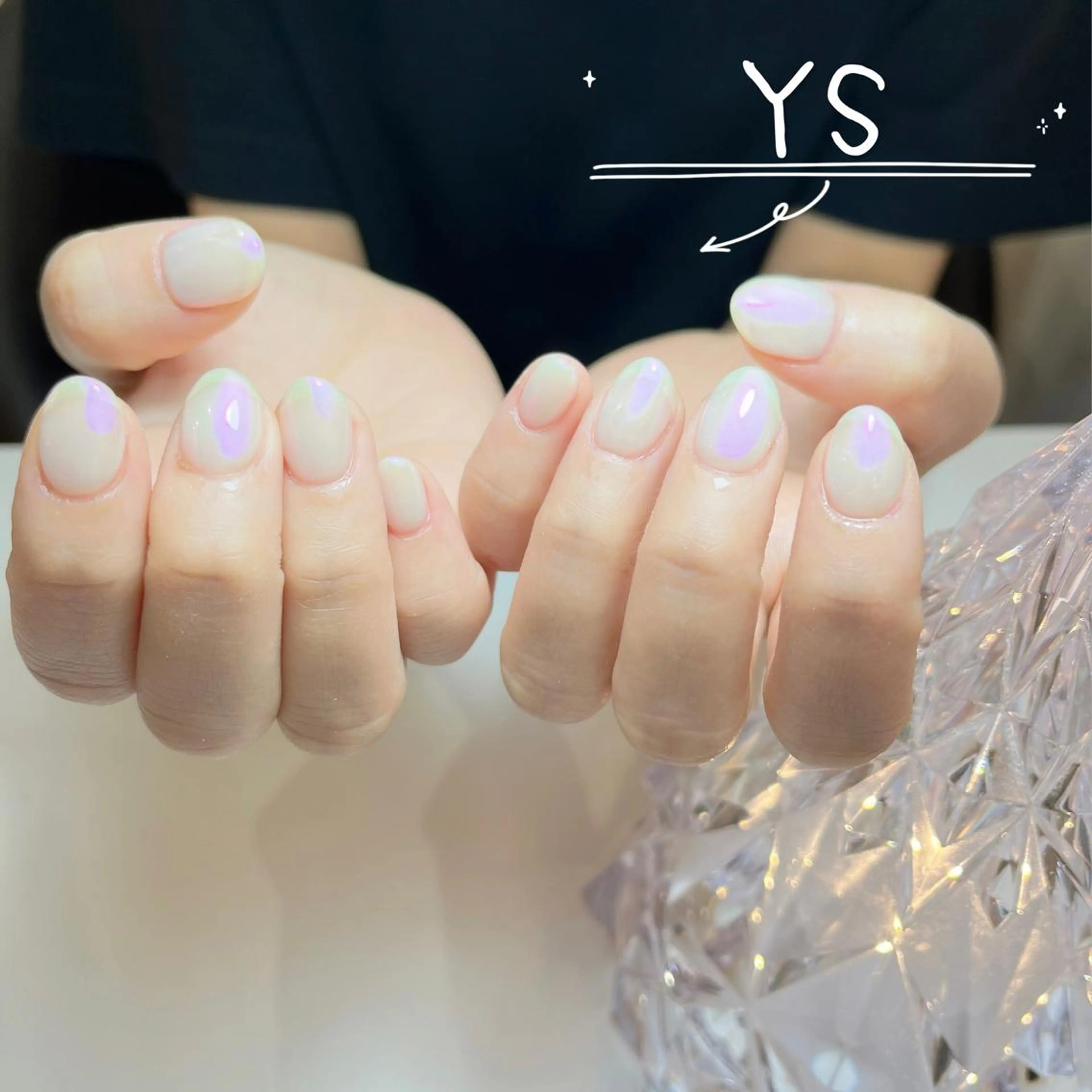 ネイル ミラーネイル ハンドネイル ハンドケア YS Nailのネイルデザイン