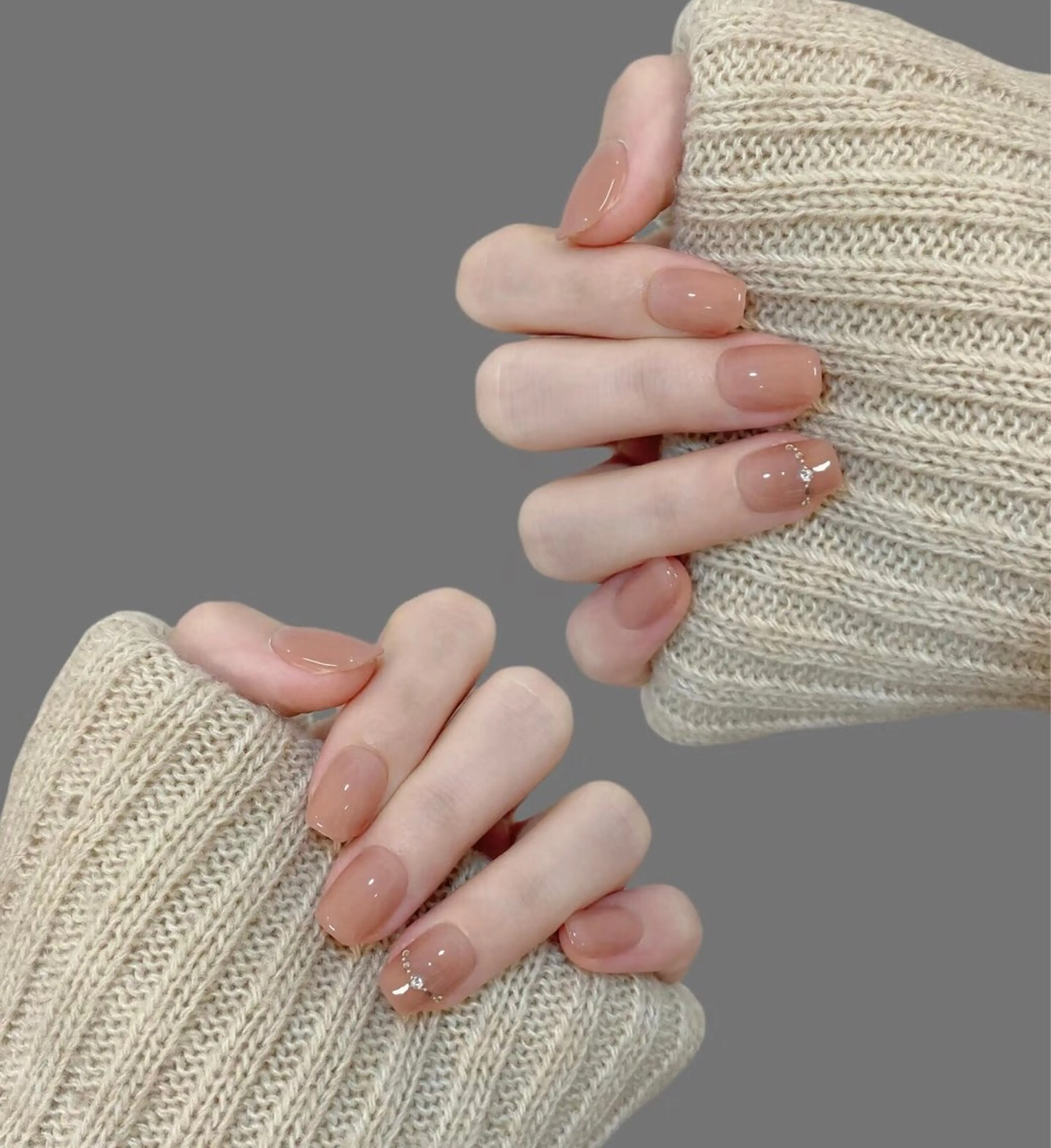 ネイル チークネイル 長さ出し フラッシュネイル フットネイル フレンチネイル Niko nail中野北口店のネイルデザイン