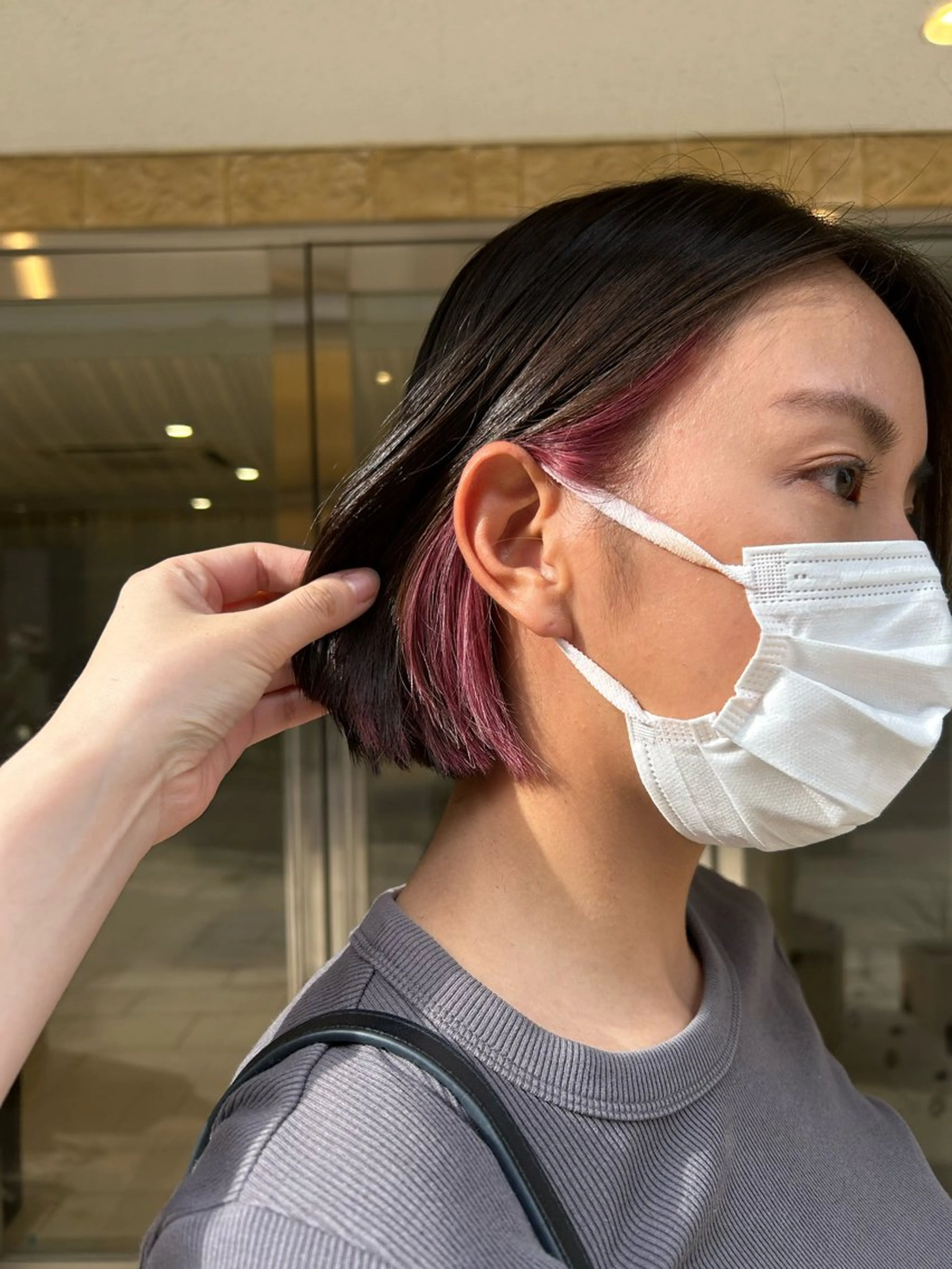 ショート カラー カット ヘアカラー トリートメント 🦖ミニボブ/ボブ /MOEKA🦕のヘアスタイル