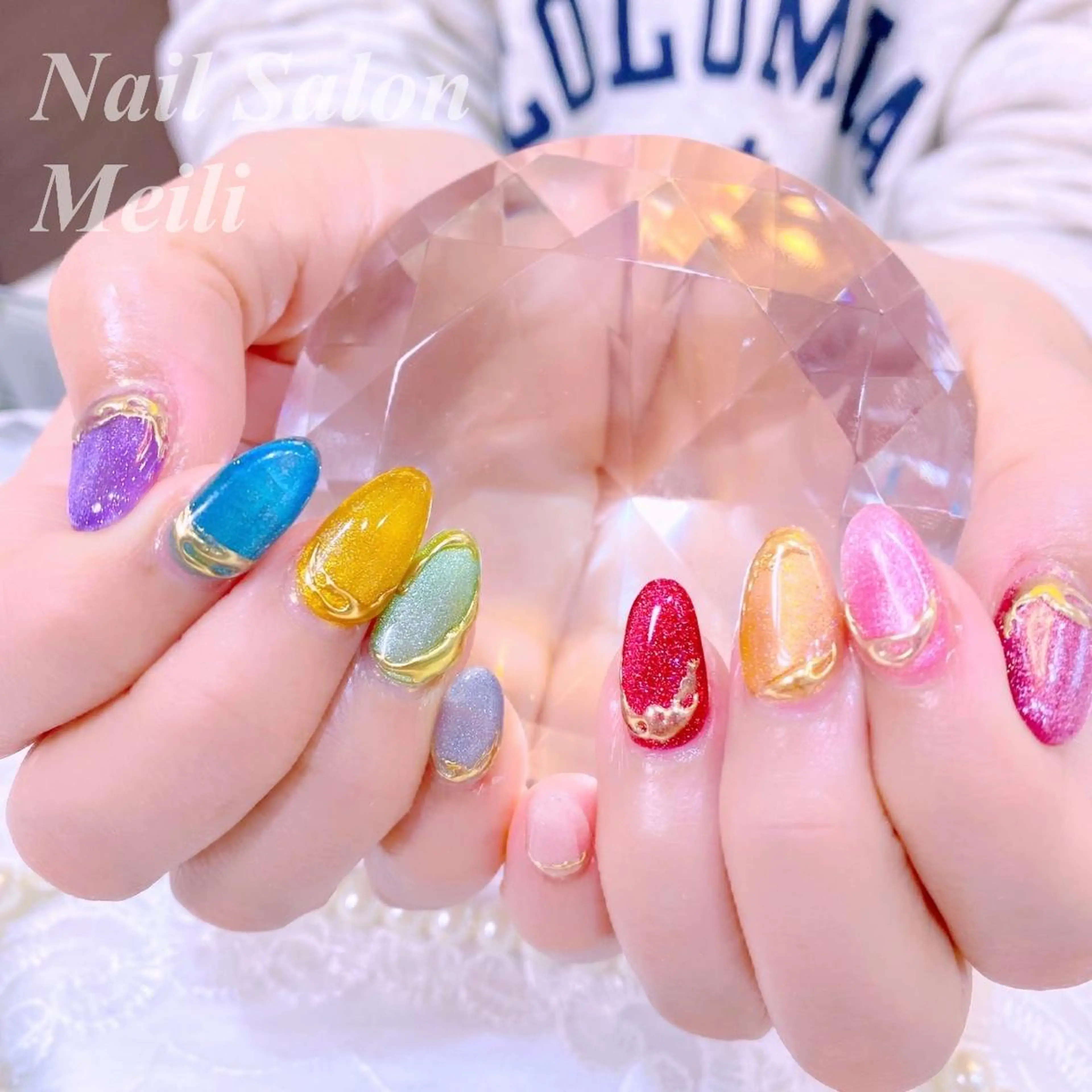 ネイル アートネイル 春ネイル NAILSALON MEILIのネイルデザイン
