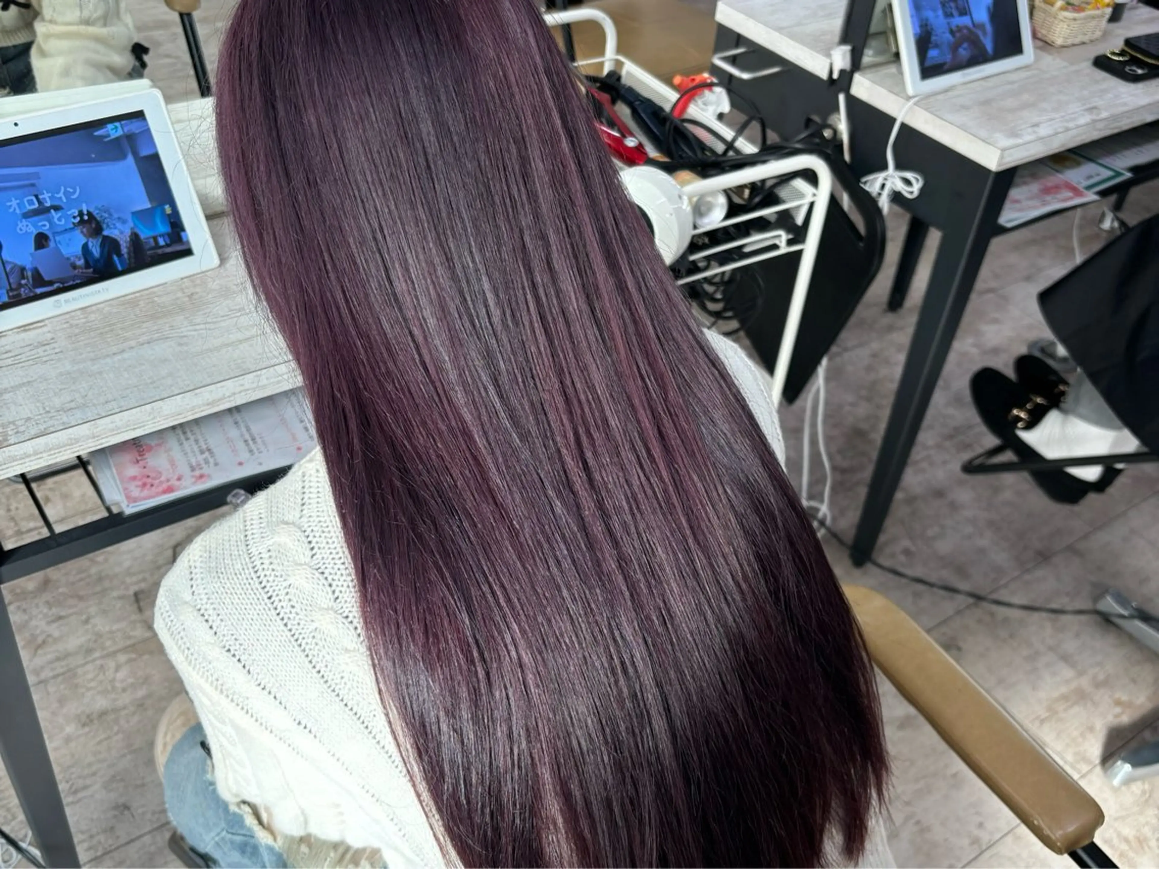 カラー ブリーチ ラベンダーカラー ピンクカラー ピンクラベンダー 透明感カラー🦋 Yuu🦋のヘアスタイル