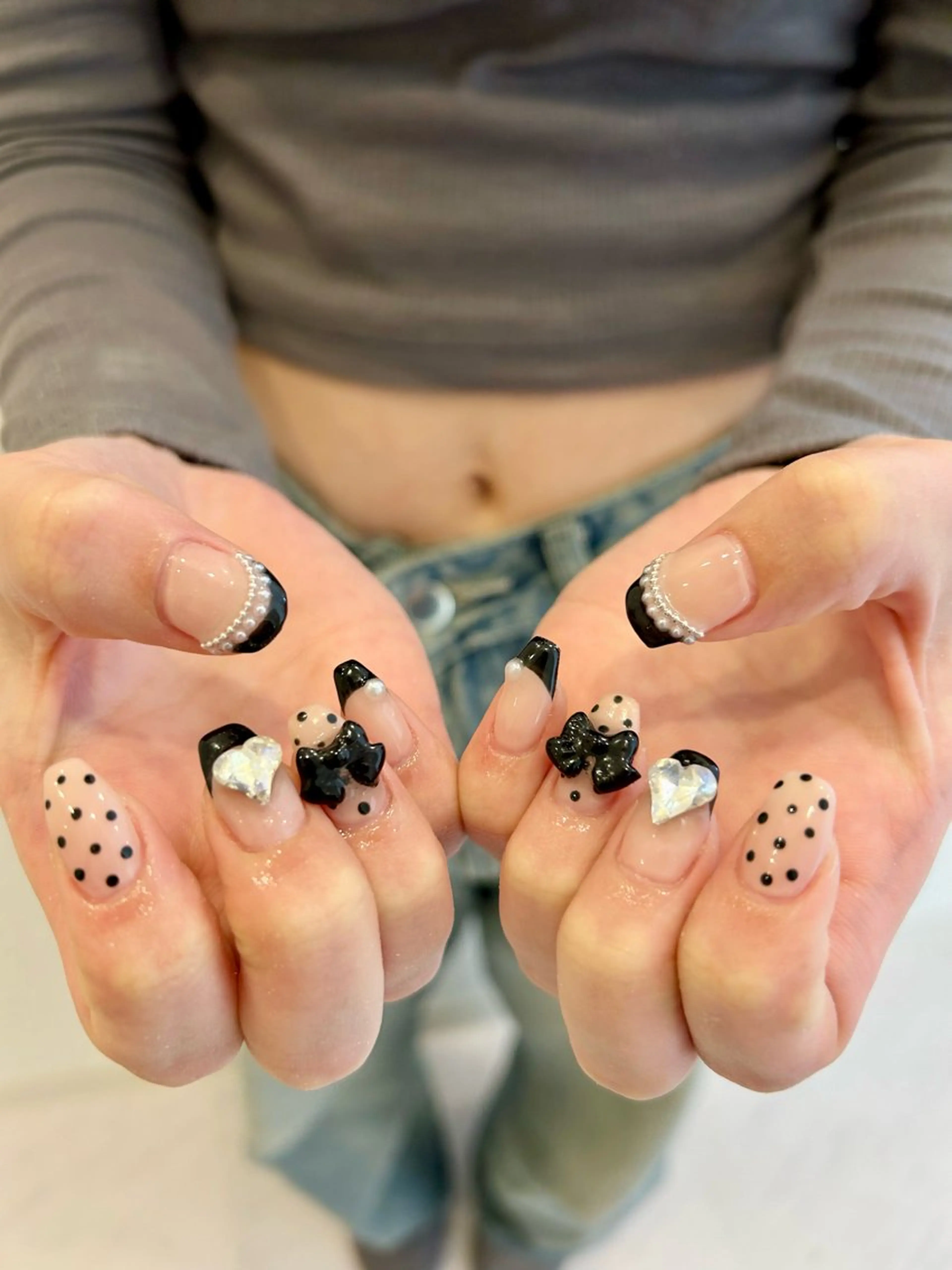 ネイル 🫧飛山琉桜/二条 ネイルアート/束感のマツエク・マツパデザイン