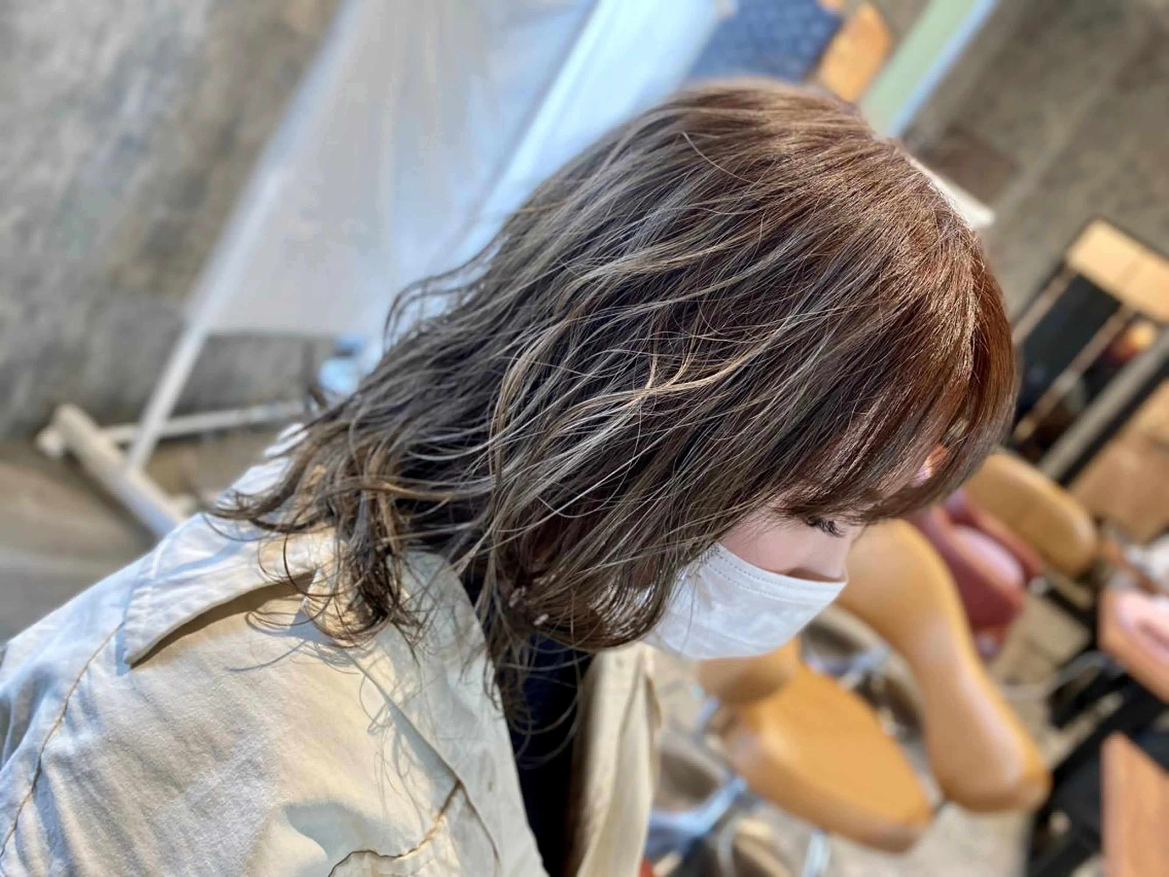 ミディアム ヘアカラー Kobayashi ハイライト/ショートのヘアスタイル