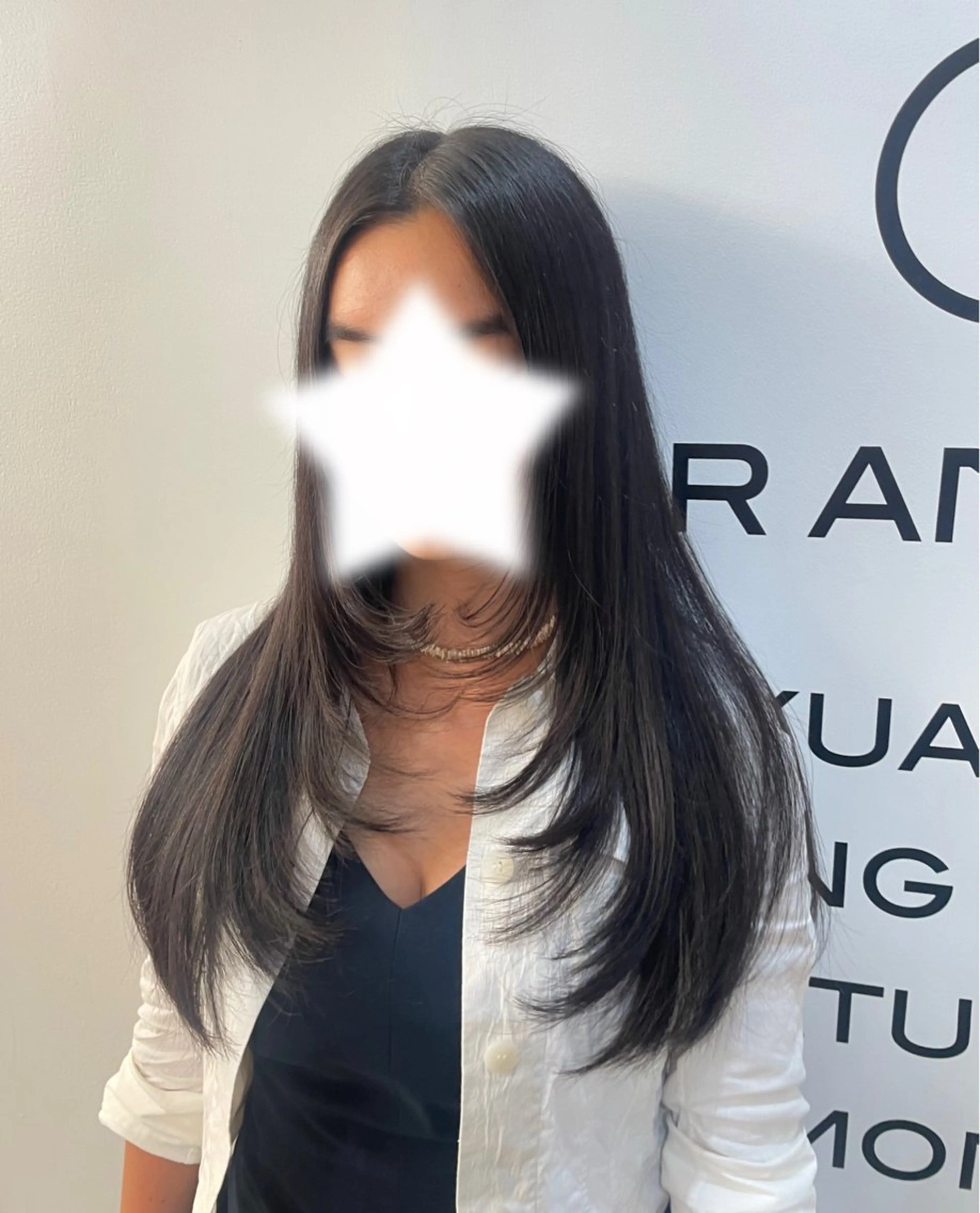 ロング レイヤーカット カット モデル募集/ホノカのヘアスタイル