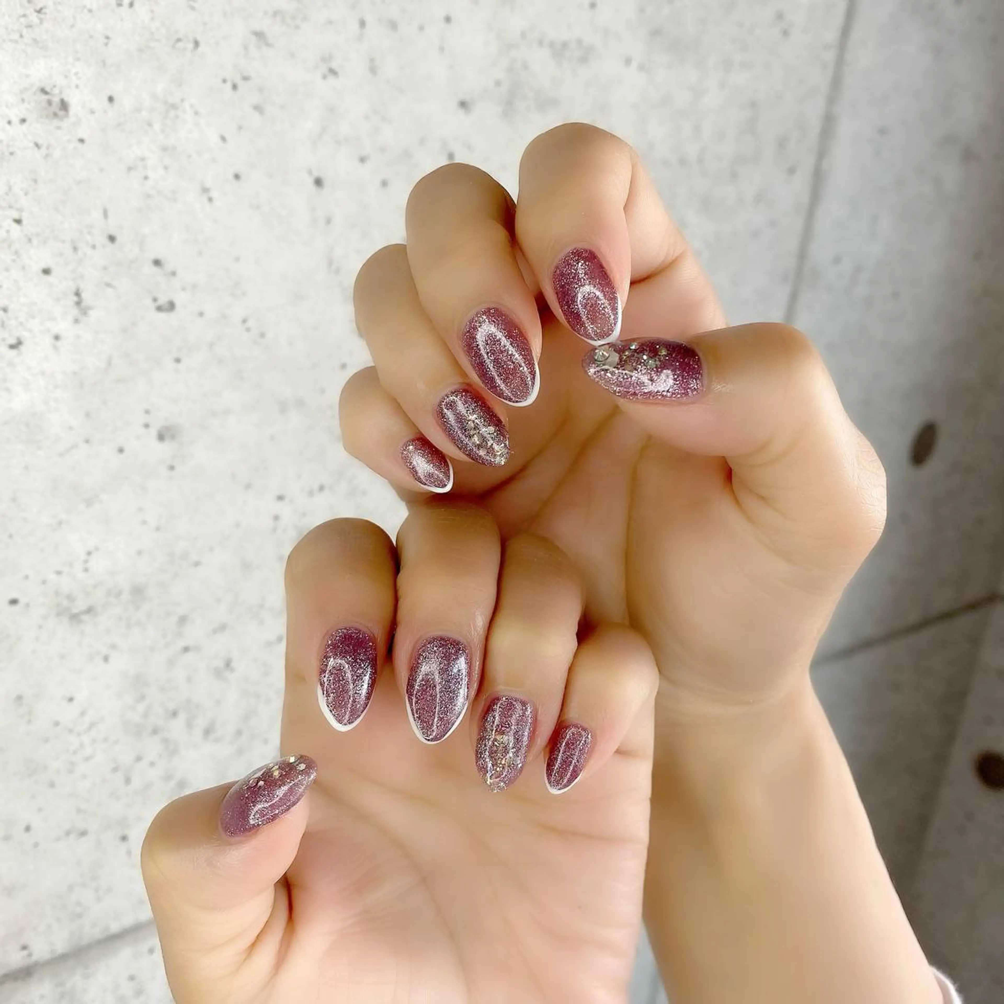 セミロング カラー パーマ ヘアアレンジ メンズ キッズ ネイル マツエク・マツパ アイブロウ 眉カラー フットネイル ジェルネイル キラキラネイル ワンカラーネイル ハンドネイル Salon Kのネイルデザイン