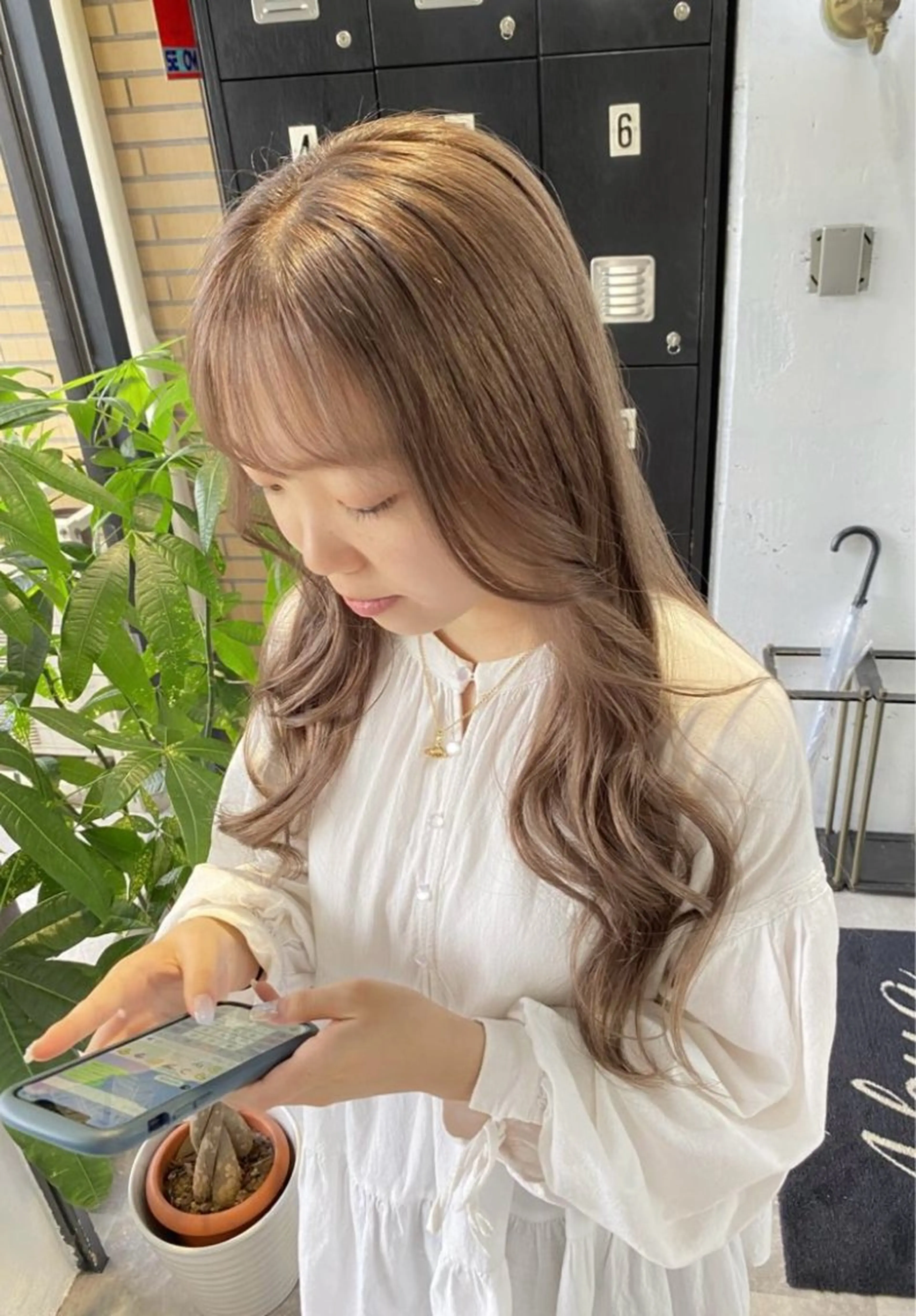 ロング カラー 髪質改善/ハイトーン MOLAのヘアスタイル