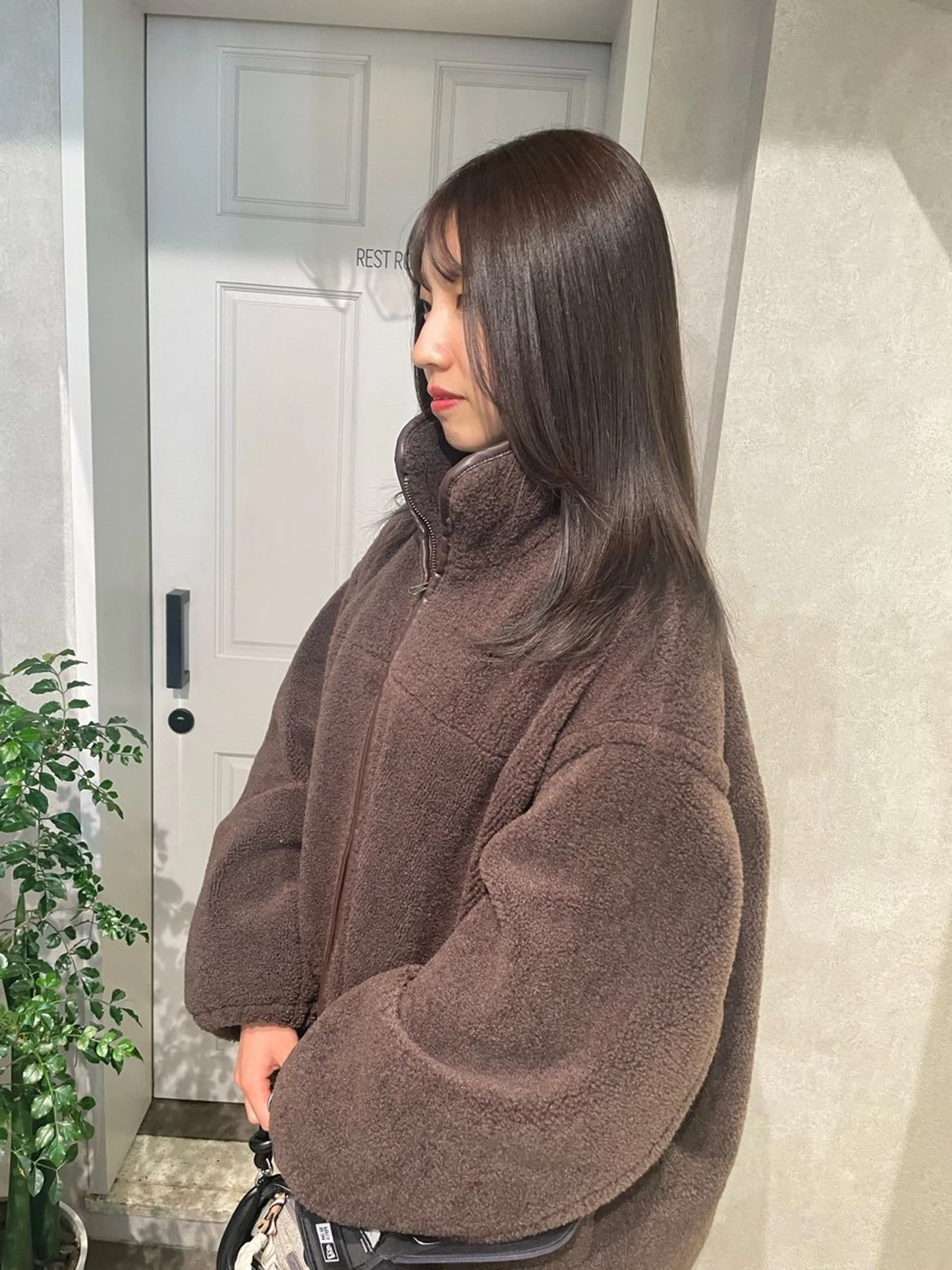 セミロング カラー ブリーチ ブラウンカラー 透明感カラー ブリーチなしカラー 髪質改善 カット ヘアカラー トリートメント ナチュラル透明感🌱 小山美樹子のヘアスタイル