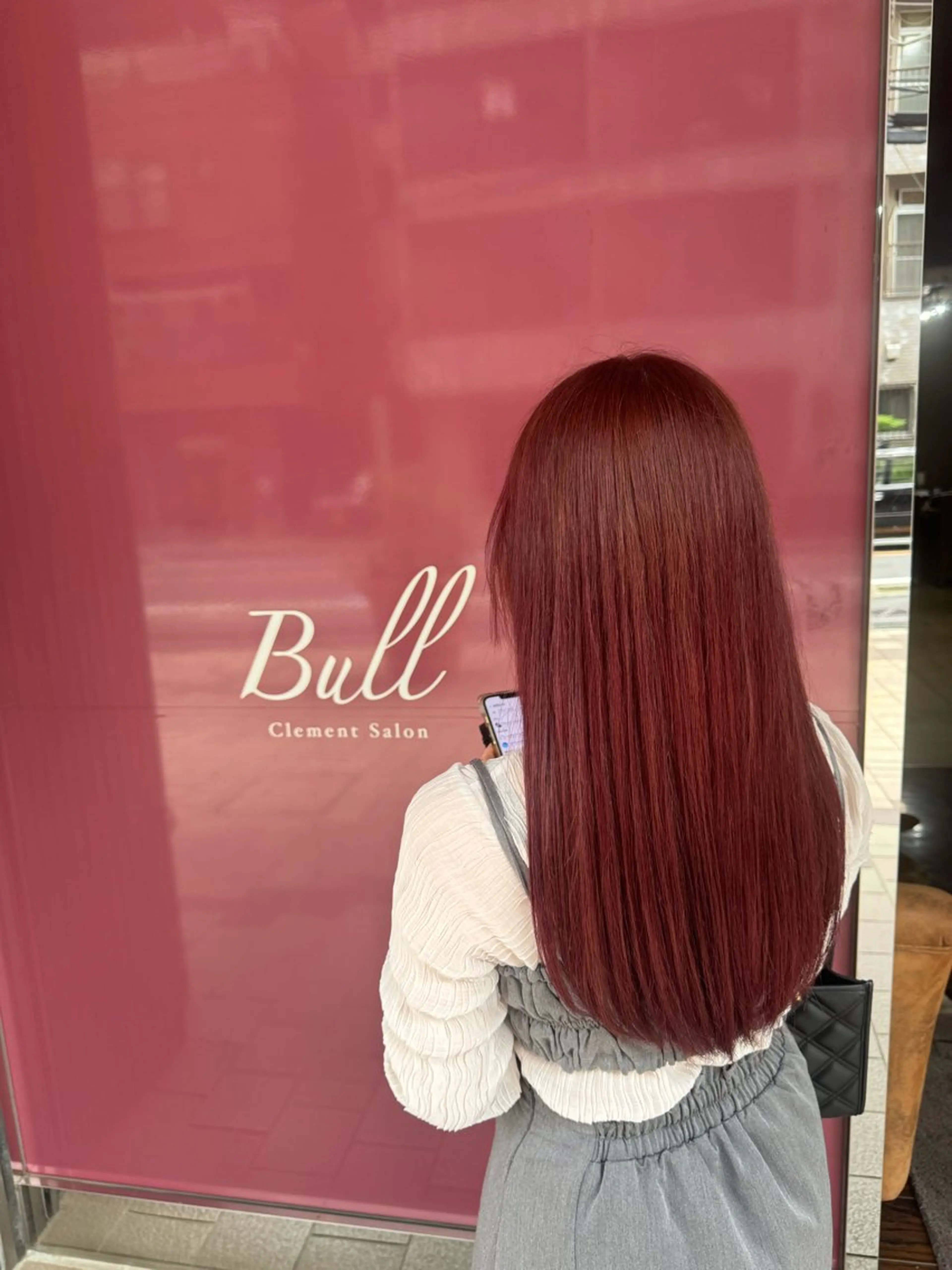 ワンカラー+外部補修トリートメント🩷の写真