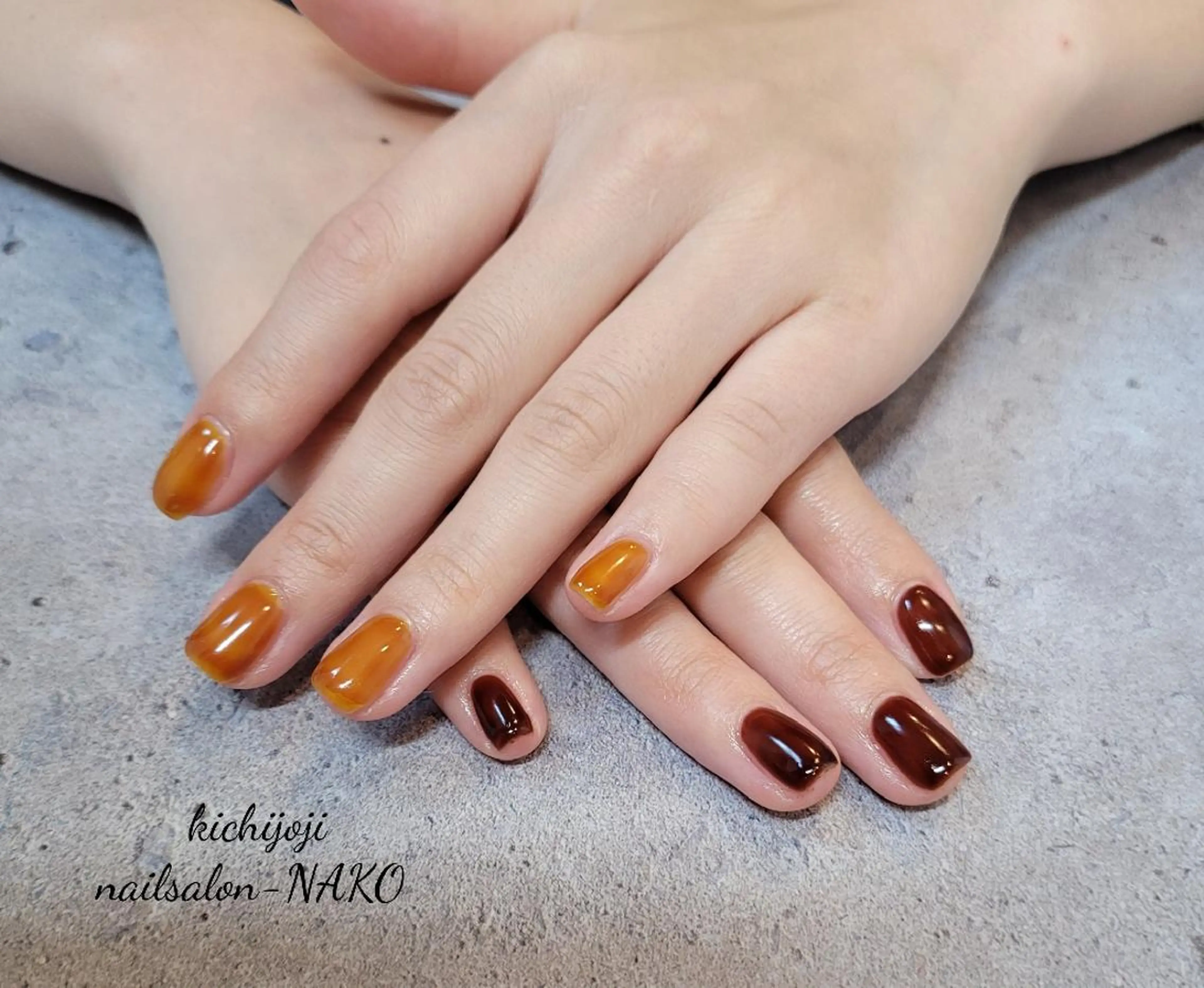 ネイル ハンドネイル Salon-NAKO 🐷shirai🐷のネイルデザイン