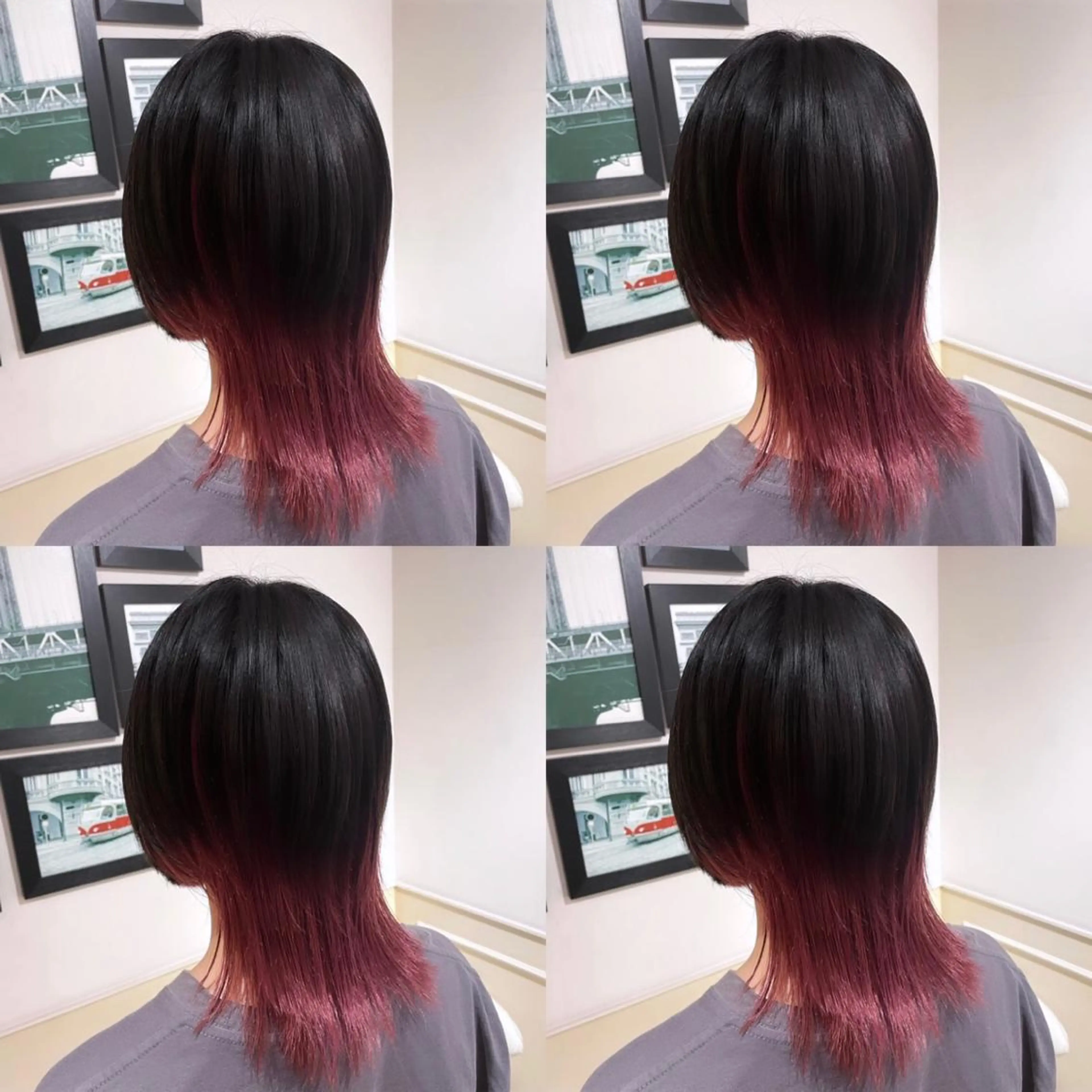 ショート カラー ピンクカラー ウルフカット 🌟トップデザイナー 高橋🌟のヘアスタイル