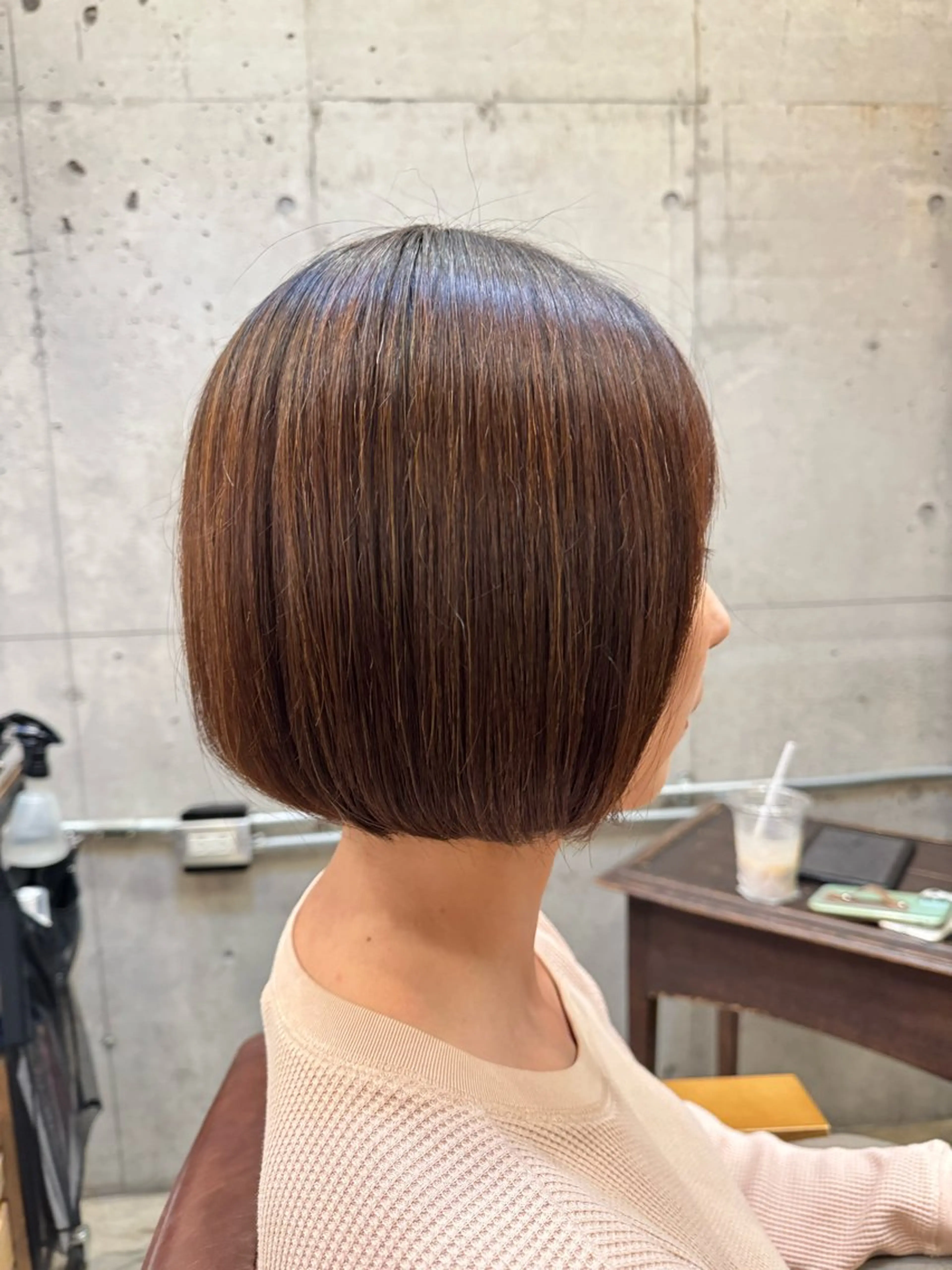 ショート カラー &-hair salon 髪質改善＆ツヤ髪＆美髪所属・＆-HAIR佐藤 ゆいモデル募集中のヘアスタイル