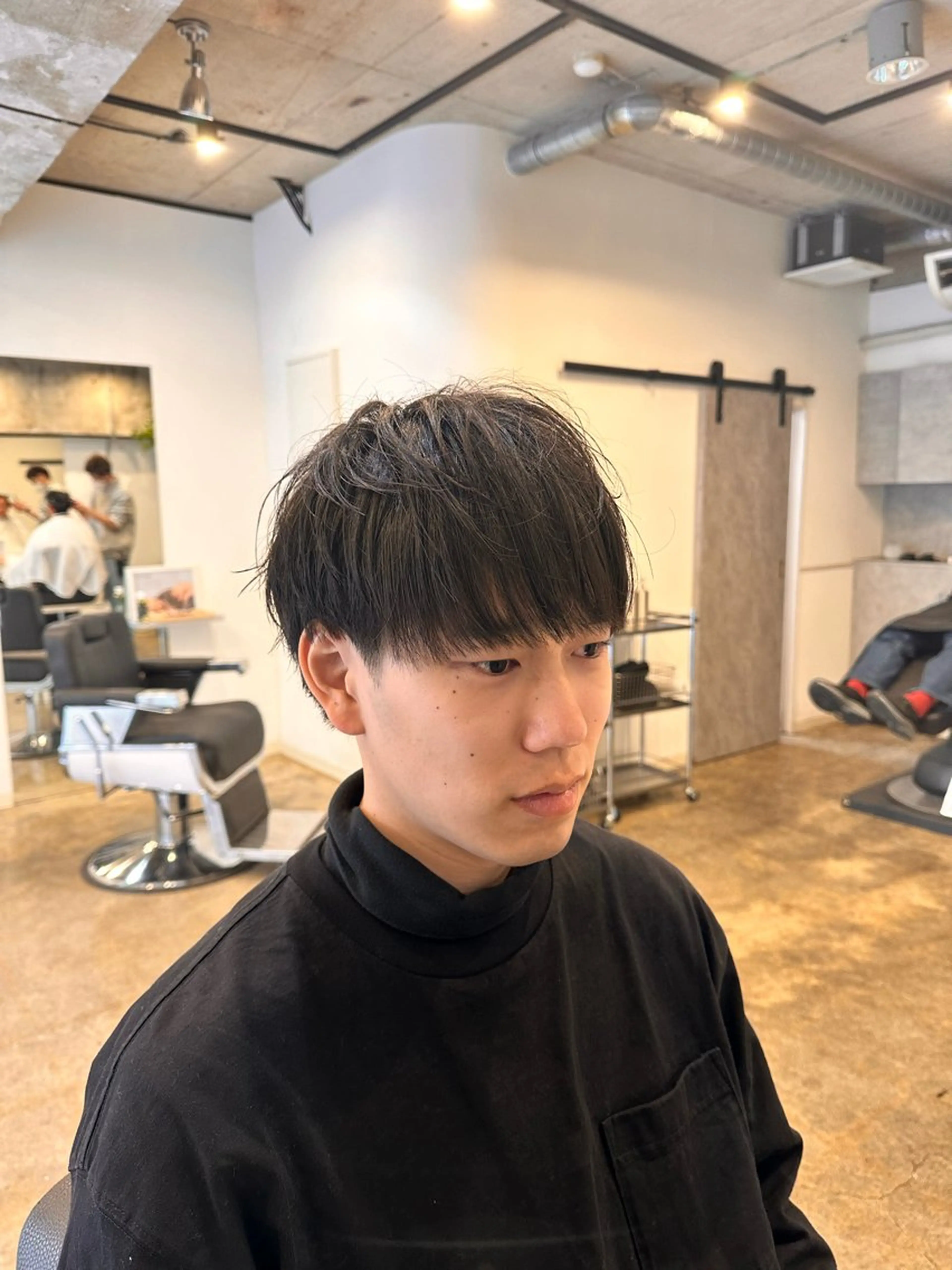 ミディアム メンズ マッシュ 【メンズ専用サロン】 💈小林遥希💈のヘアスタイル