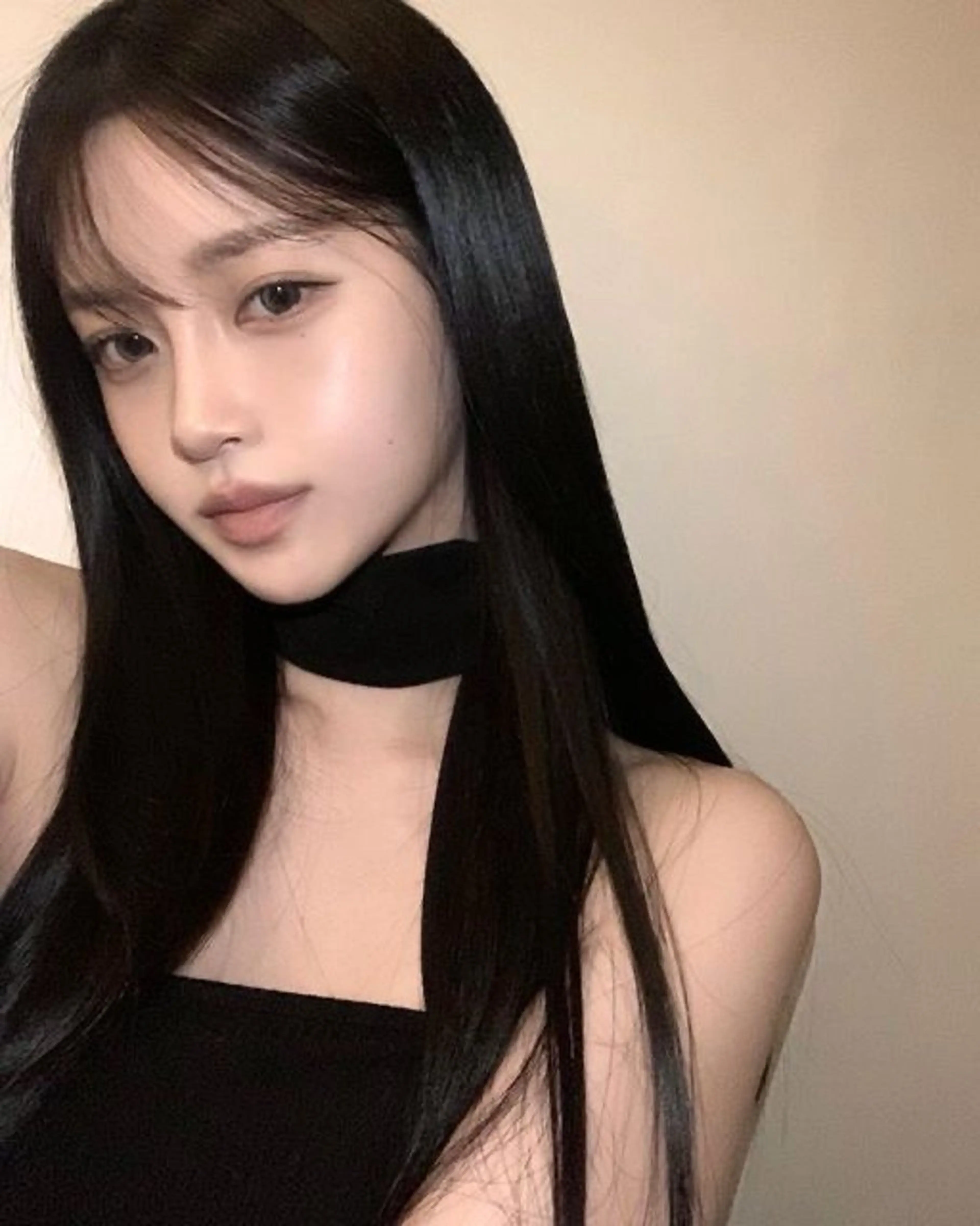 ロング カット 縮毛矯正 トリートメント ヘッドスパ ヘアセット 大人っぽ中韓レディ ヘア🤍MAOのヘアスタイル