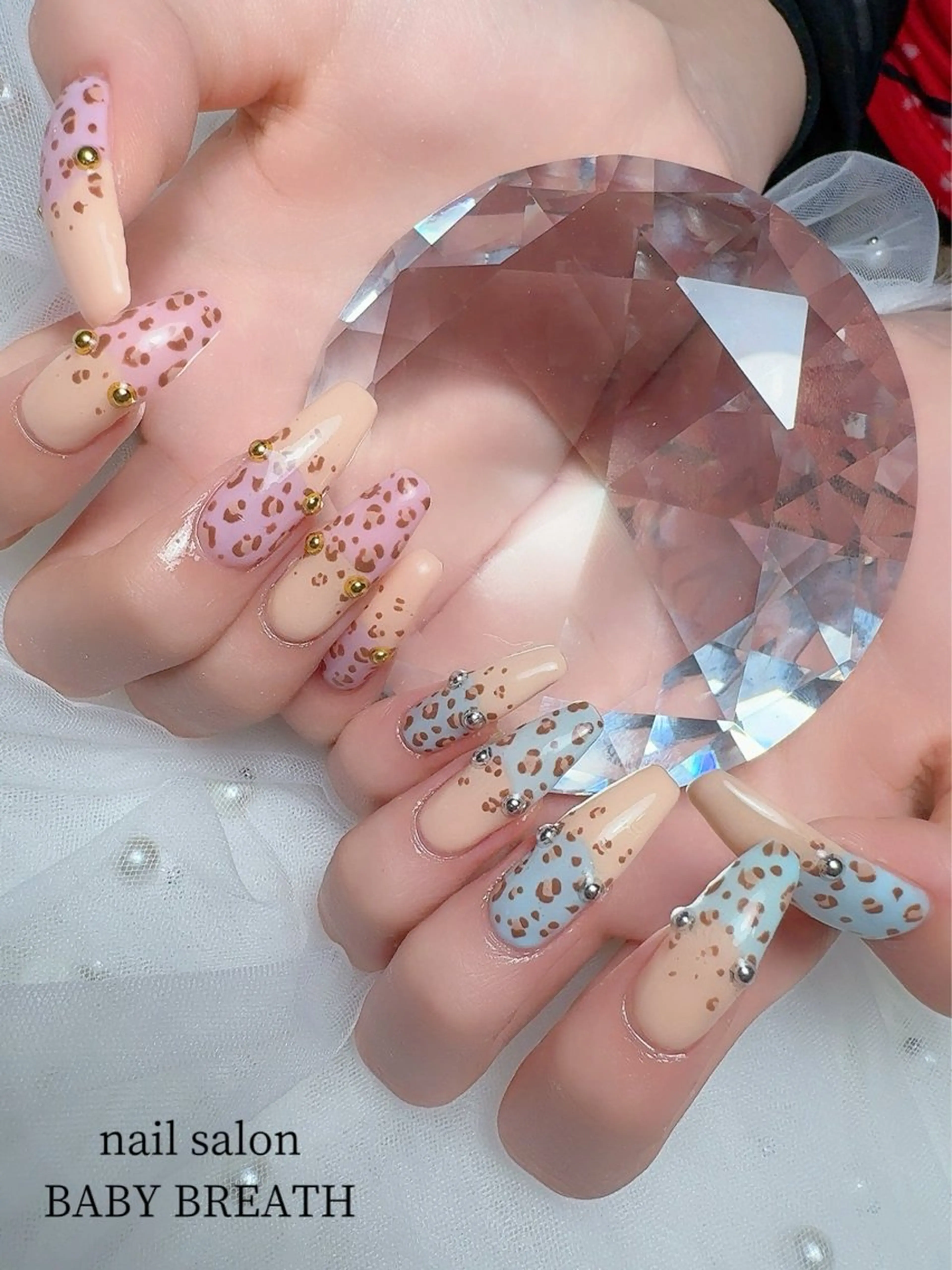 ネイル アートネイル フラッシュネイル フットネイル グラデーション ラメ(グリッター) ハンドネイル BABY BREATH所属・y natsumiのネイルデザイン