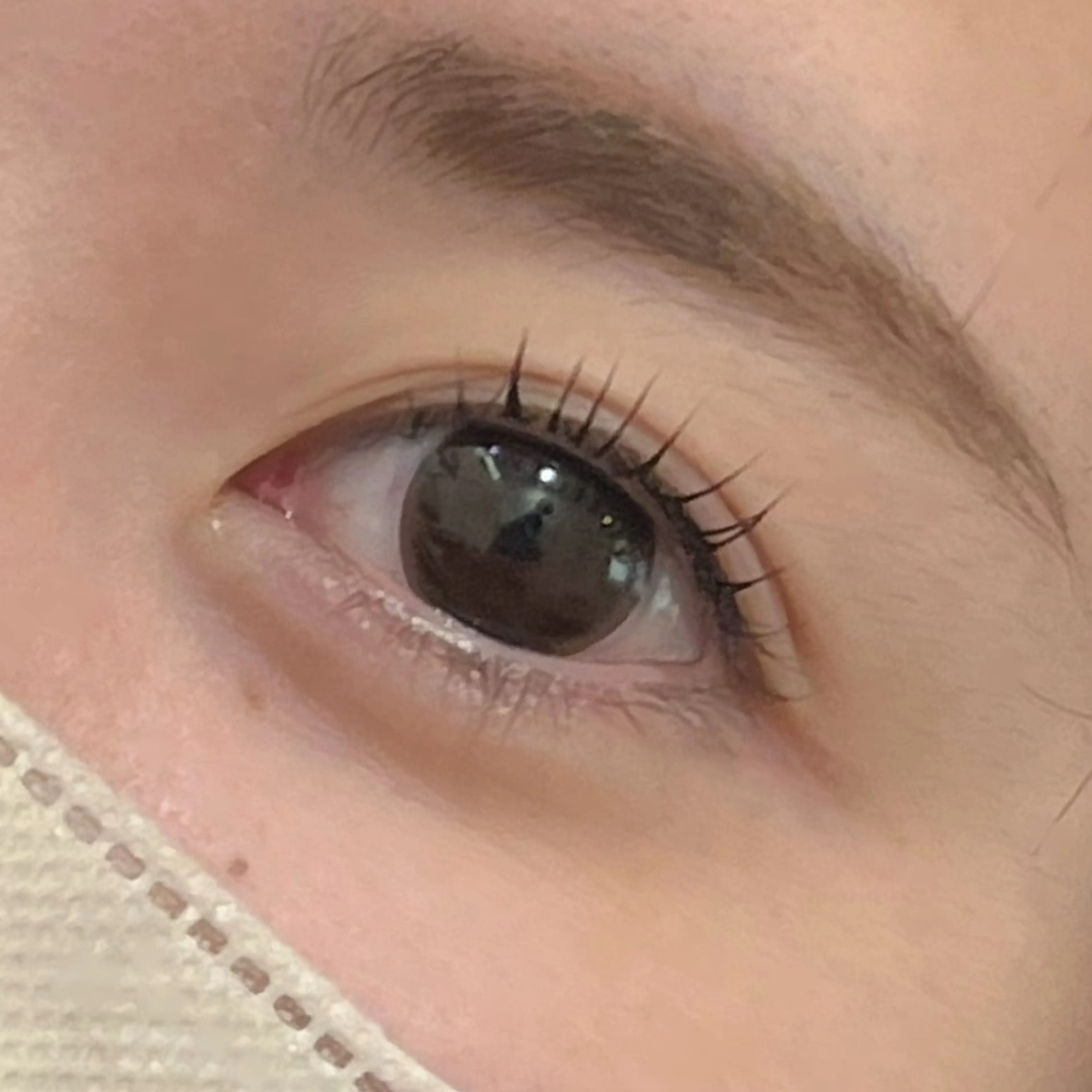 マツエク・マツパ 稲垣 遥のヘアスタイル