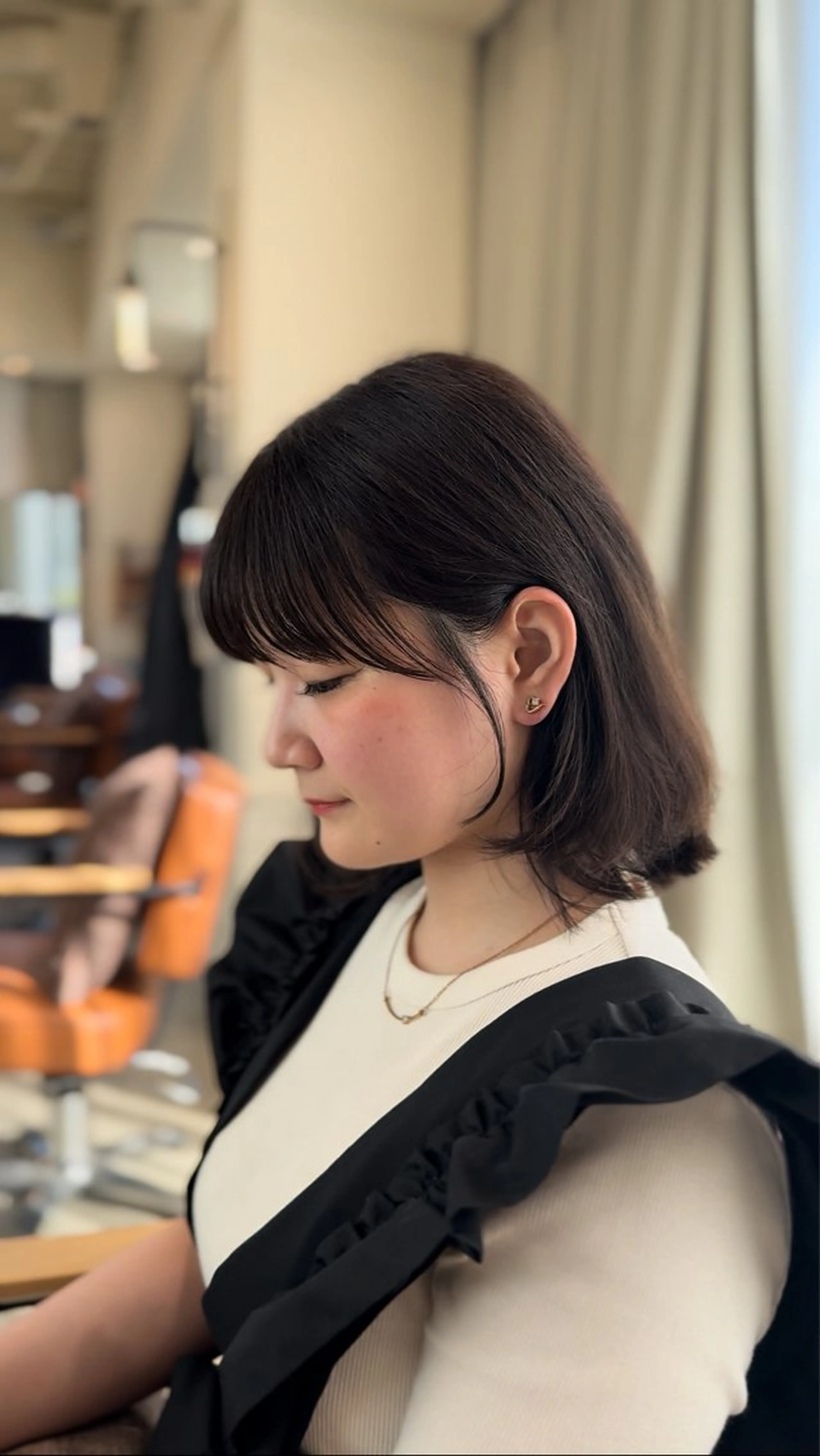 ショート カラー 透明感カラー ボブ 銀座/ショート特化/ 似合わせカット/といのヘアスタイル