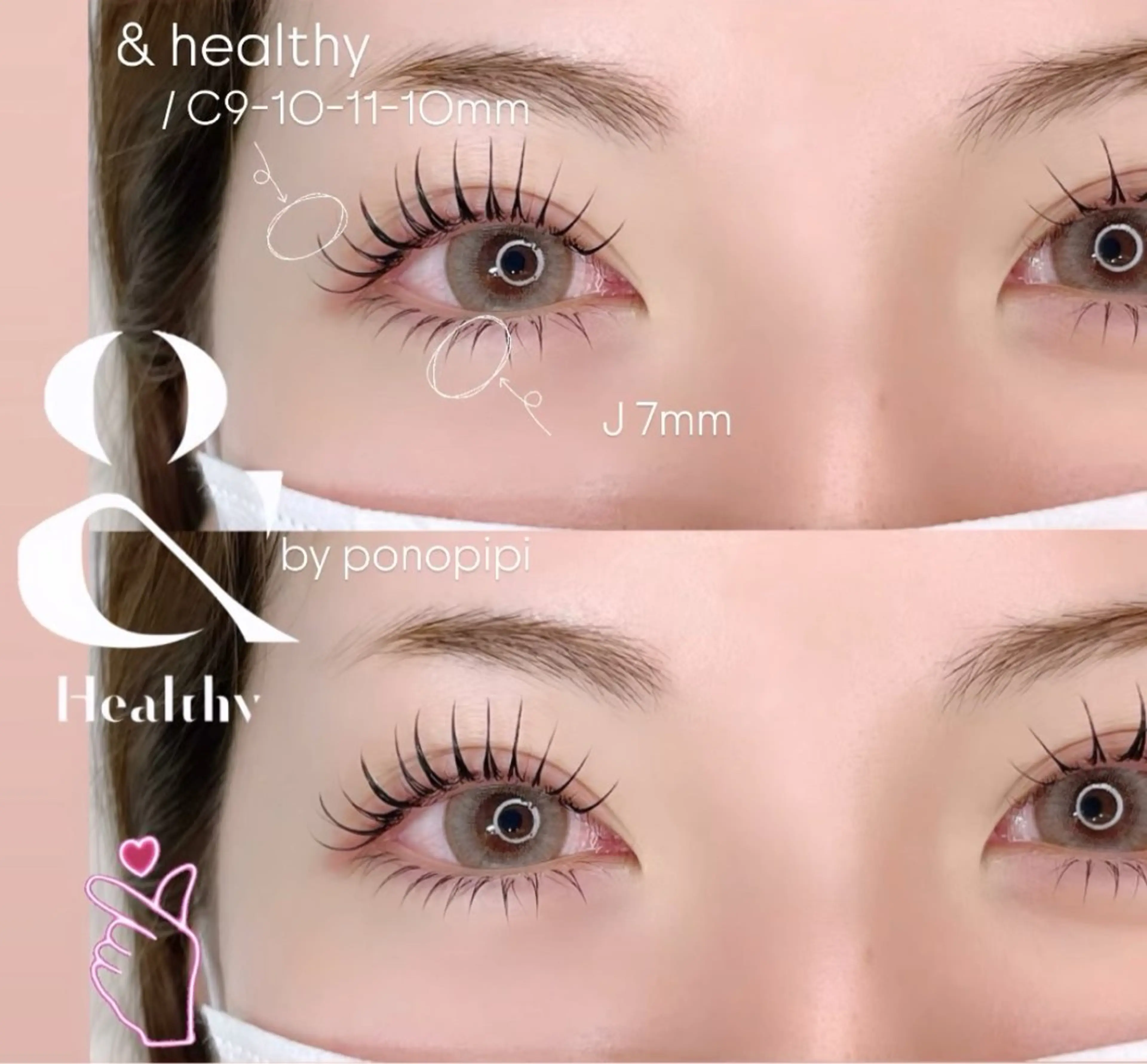 上下マツエク♪フラットラッシュ❣️上120本下40本❣️通常8800円→5990円の写真