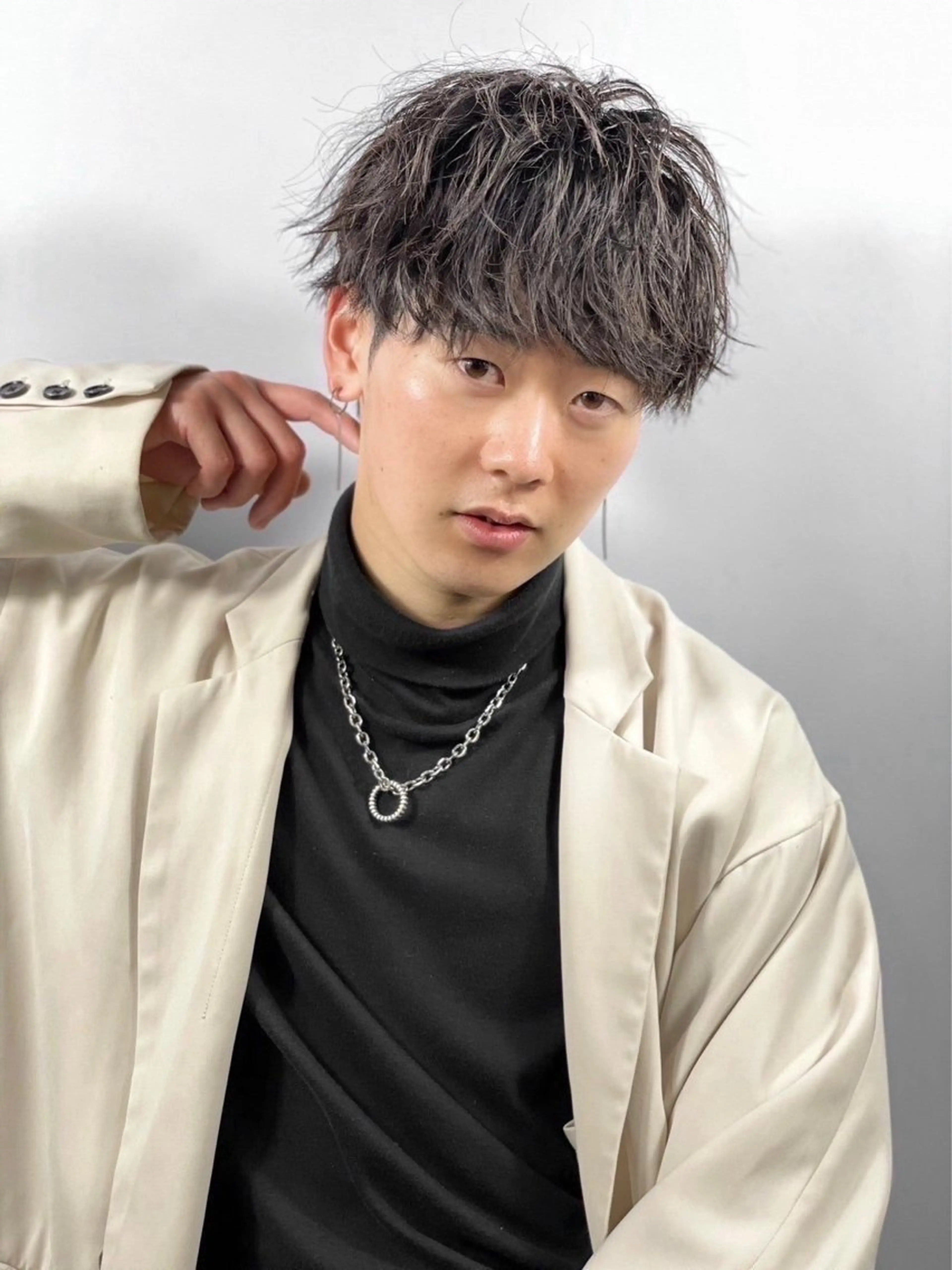 ロング メンズ 高橋 頼のヘアスタイル