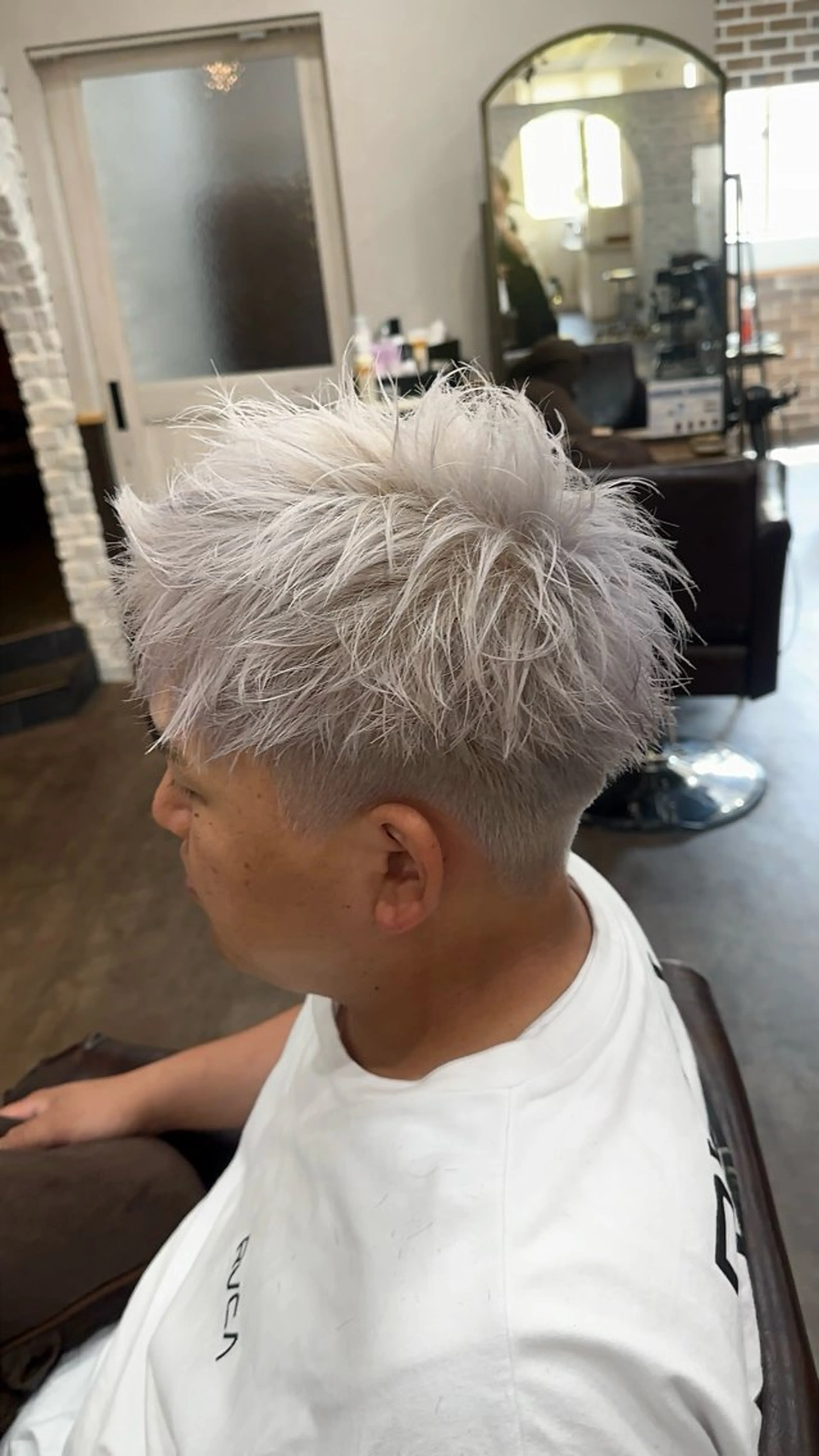 メンズ ヘアカラー 💖透明感カラー HAYATO💖のヘアスタイル