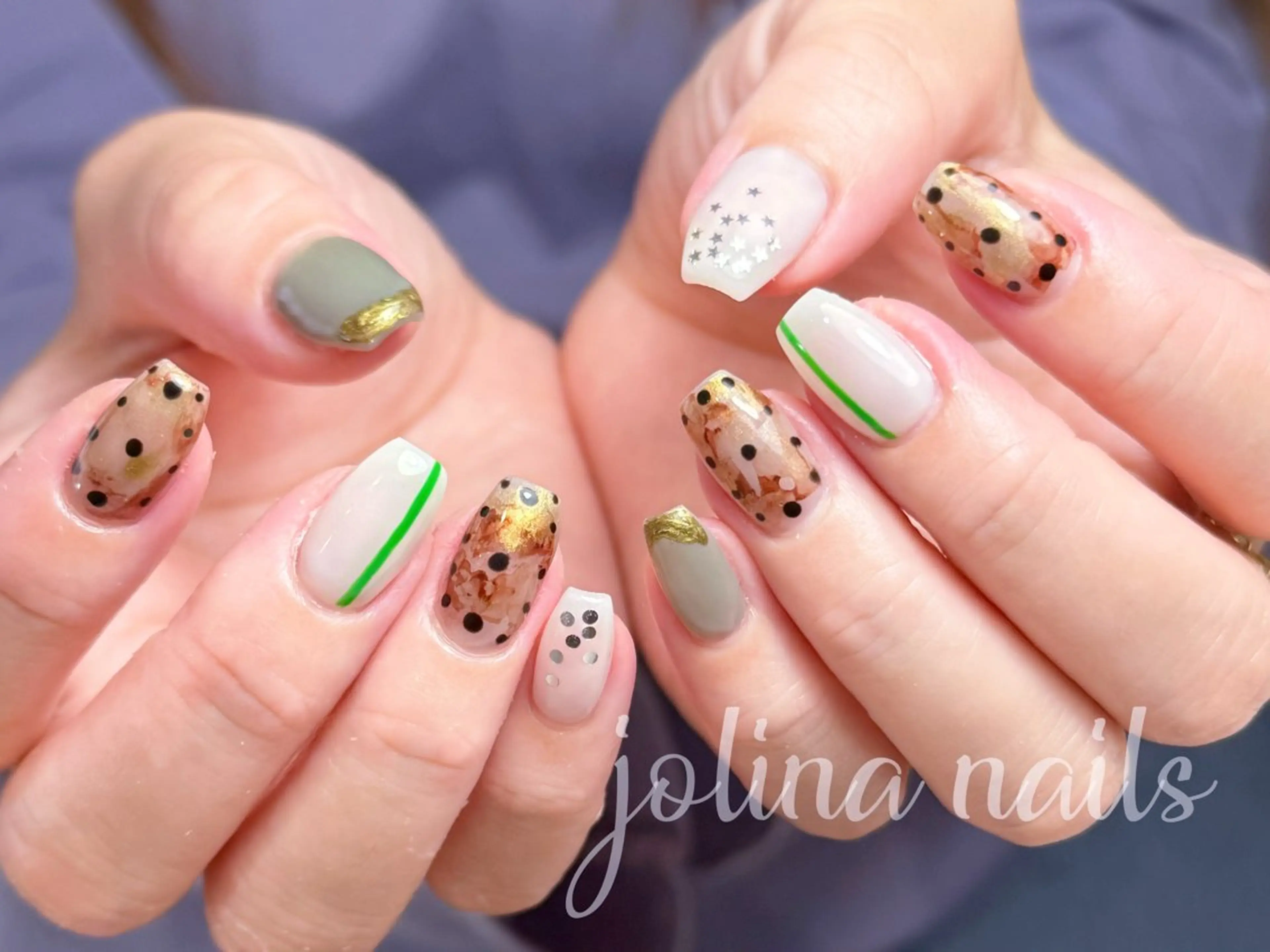 ネイル ハンドネイル jolina nails鶴見店のネイルデザイン
