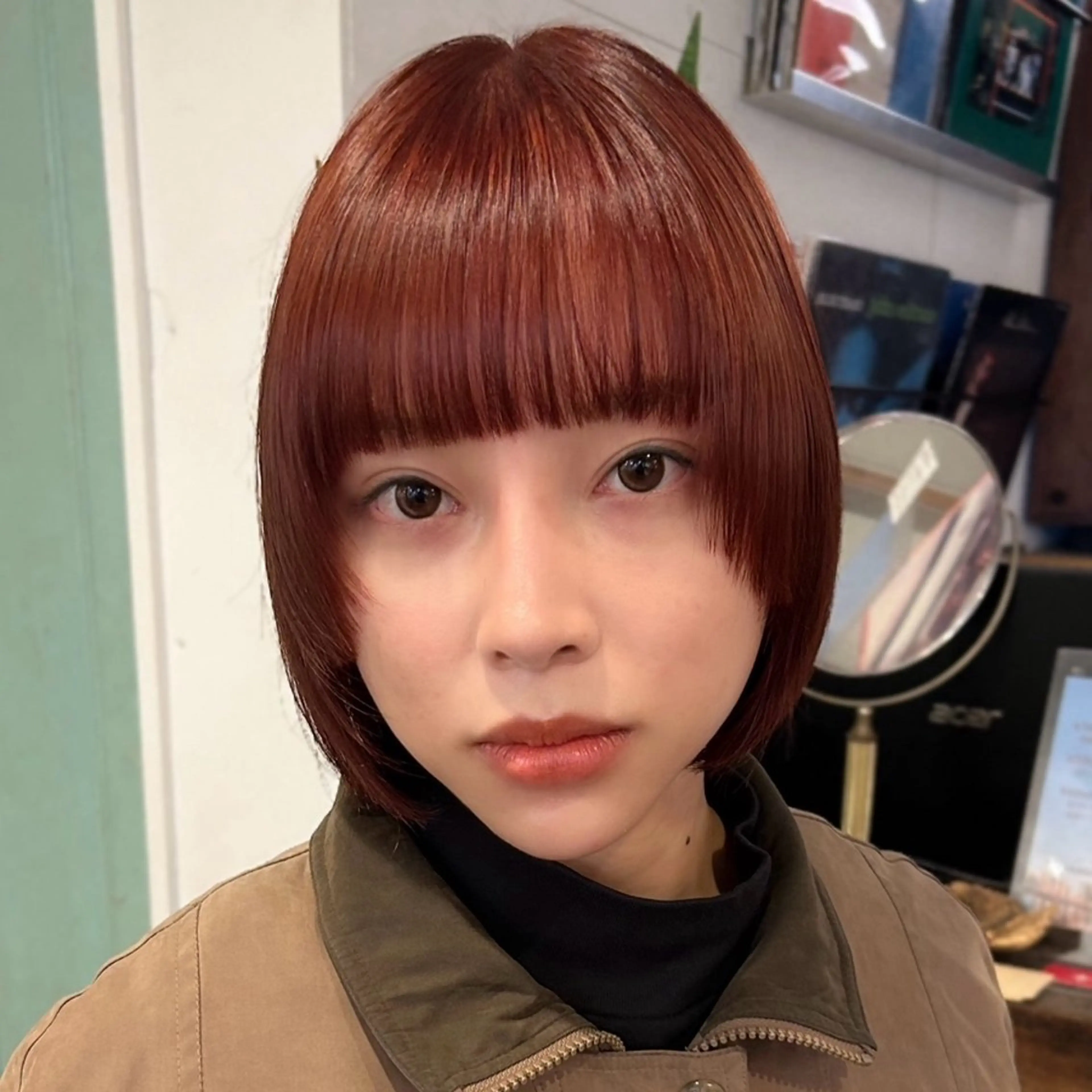ショート カラー 暖色カラー🧡 ボブ🧚‍♀️マナのヘアスタイル