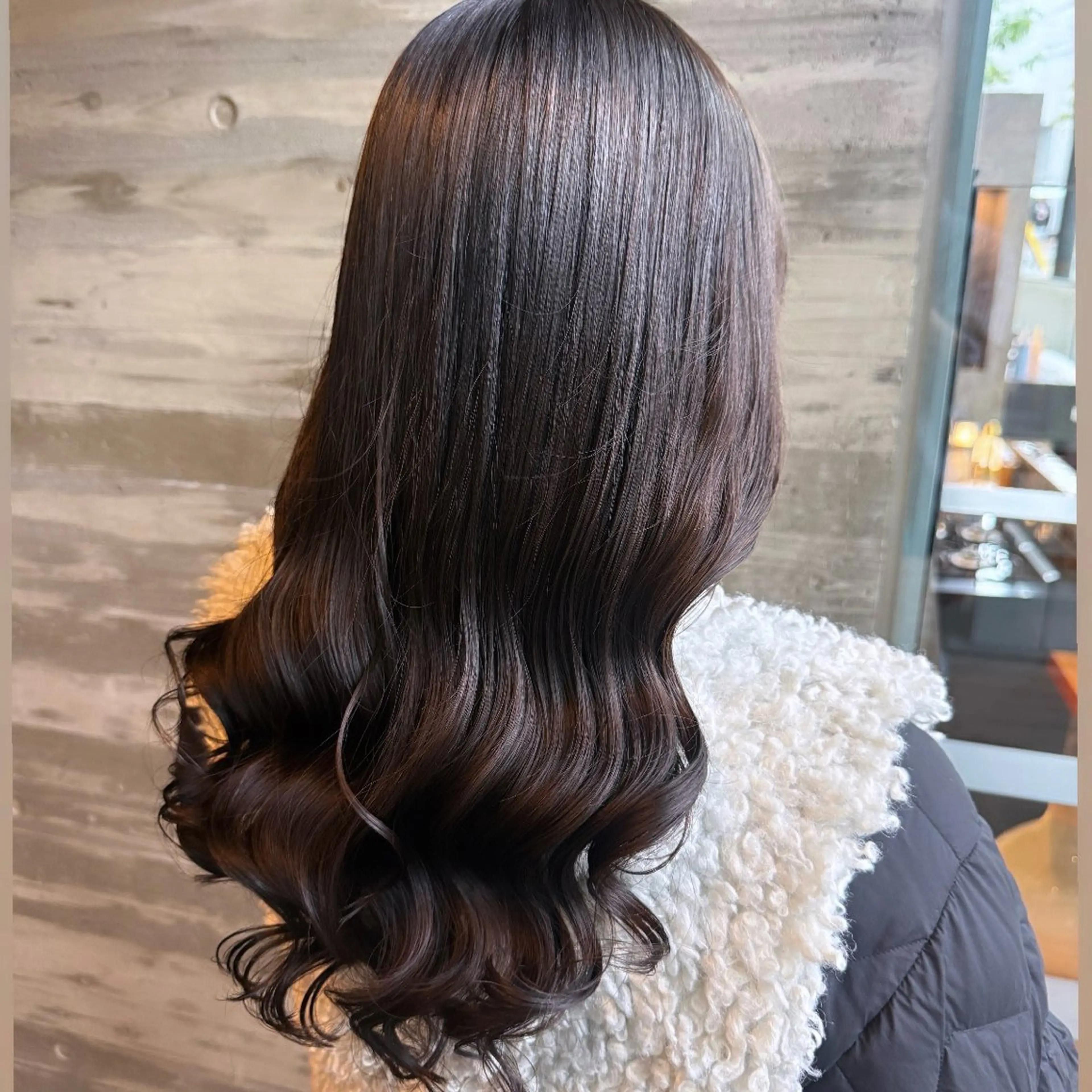 ロング パーマ パーマ 韓国風パーマ🌿コテ 巻き風パーマ/るいのヘアスタイル