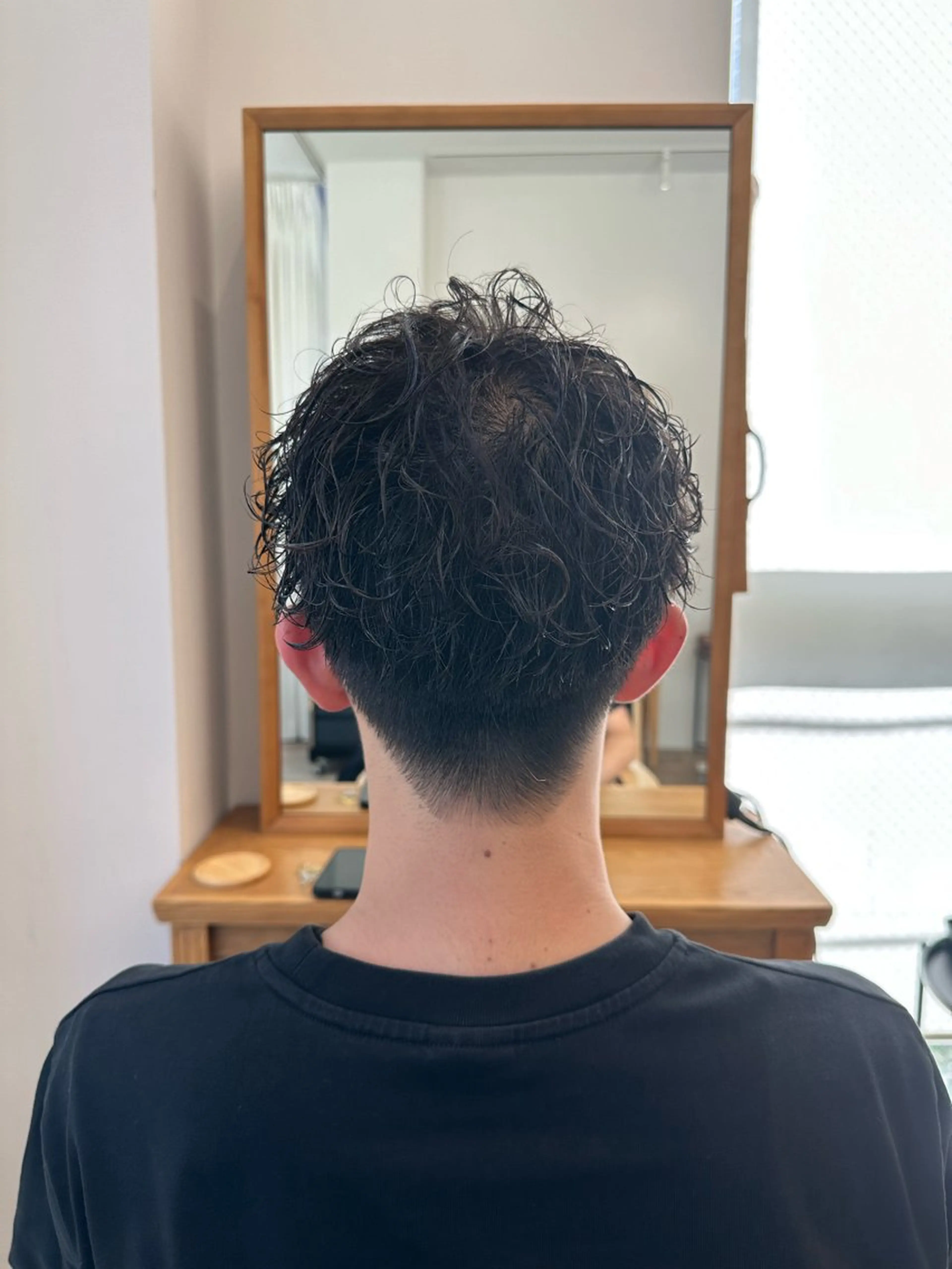 パーマ メンズ センターパート マッシュ メンズパーマ スパイラルパーマ カット パーマ say.所属・ブリーチカラー🔥 パーマ【佐々木凌平】のヘアスタイル