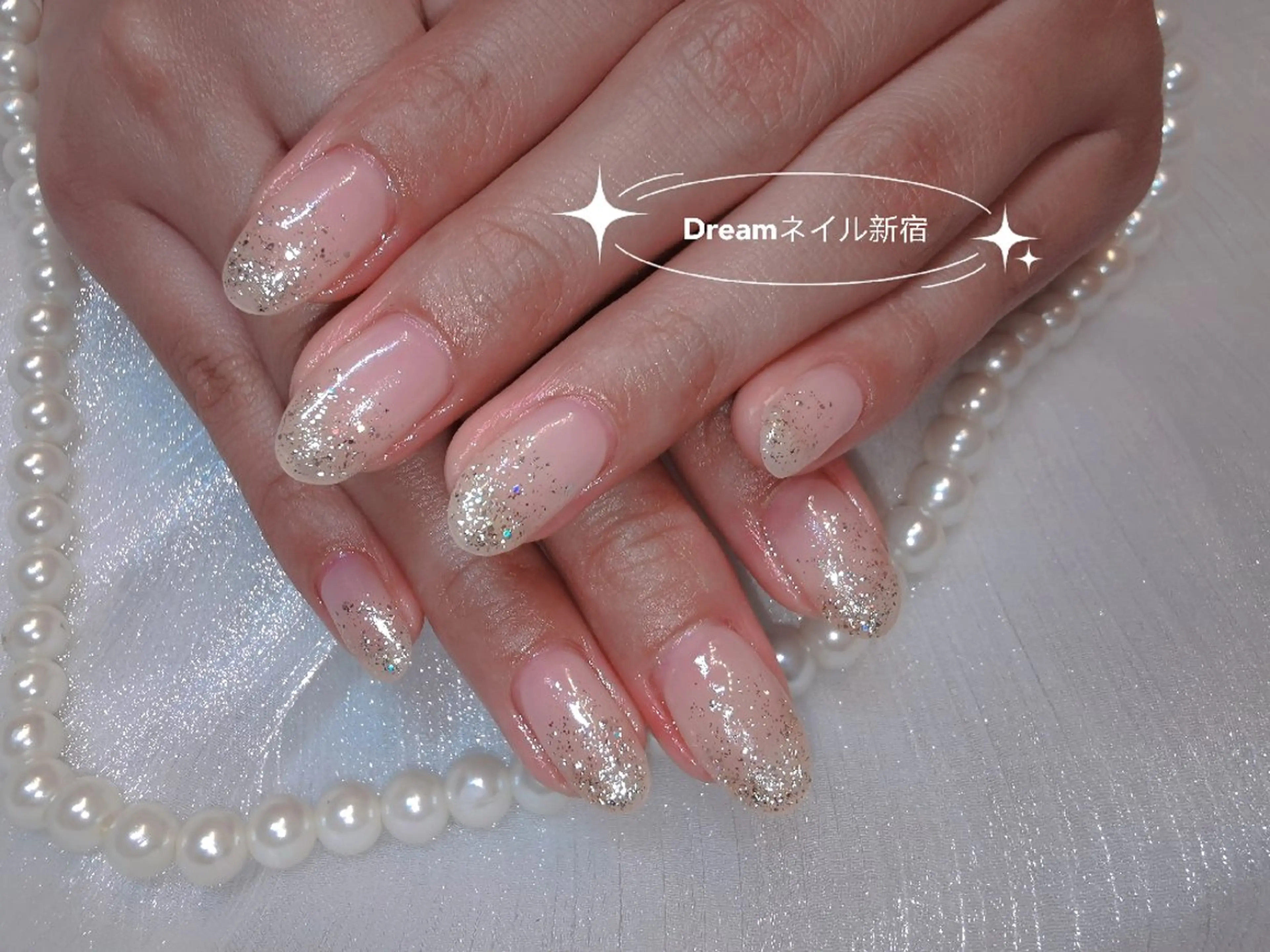 ネイル ハンドネイル ネイリストゆか💅 長さだし、深爪矯正のネイルデザイン