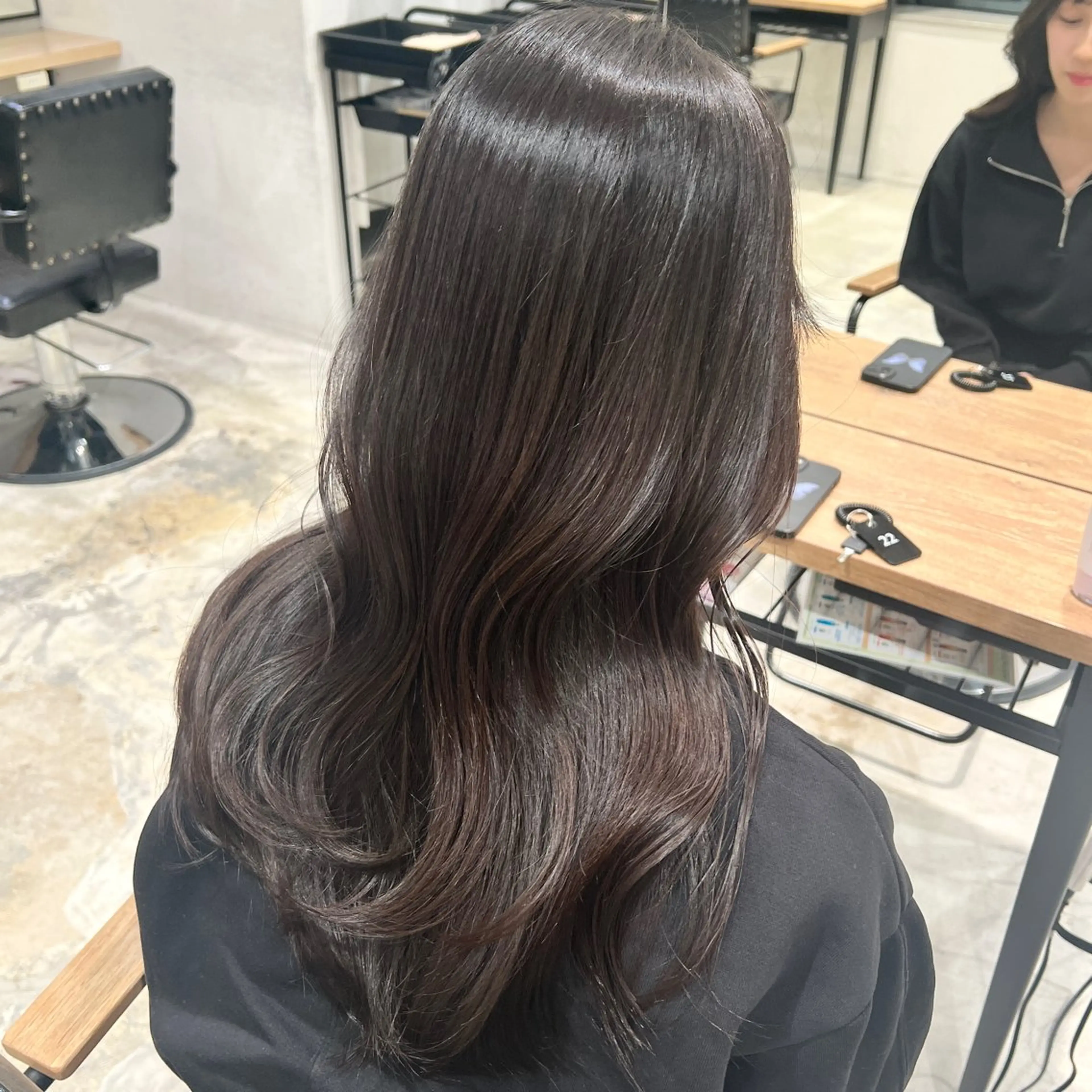 ロング レイヤーカット ワンホンレイヤー IVY所属・髪質改善/韓国ヘア 顔まわり特化yutoのヘアスタイル