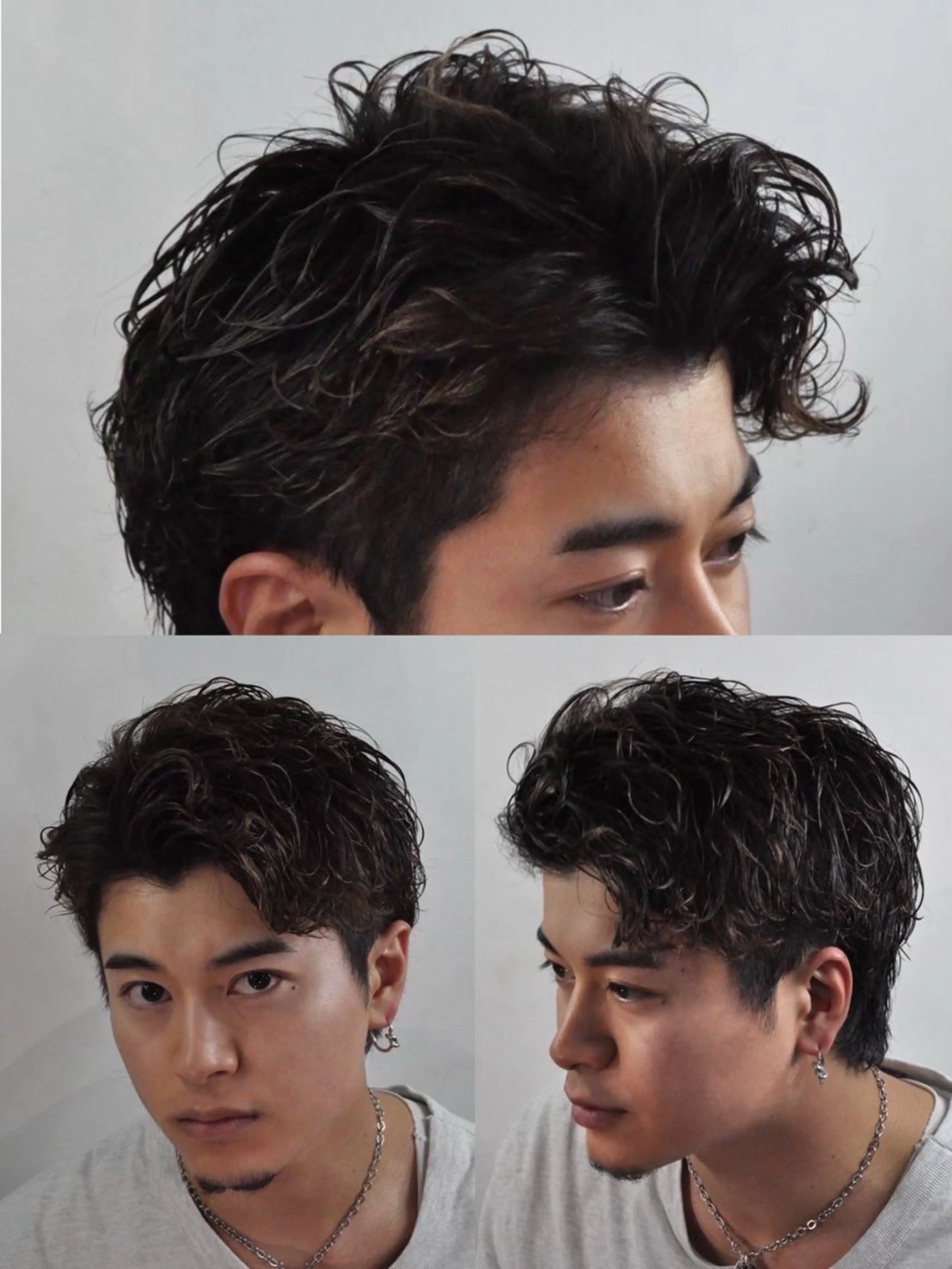 ミディアム メンズカット ⚡️aco⚡️のヘアスタイル