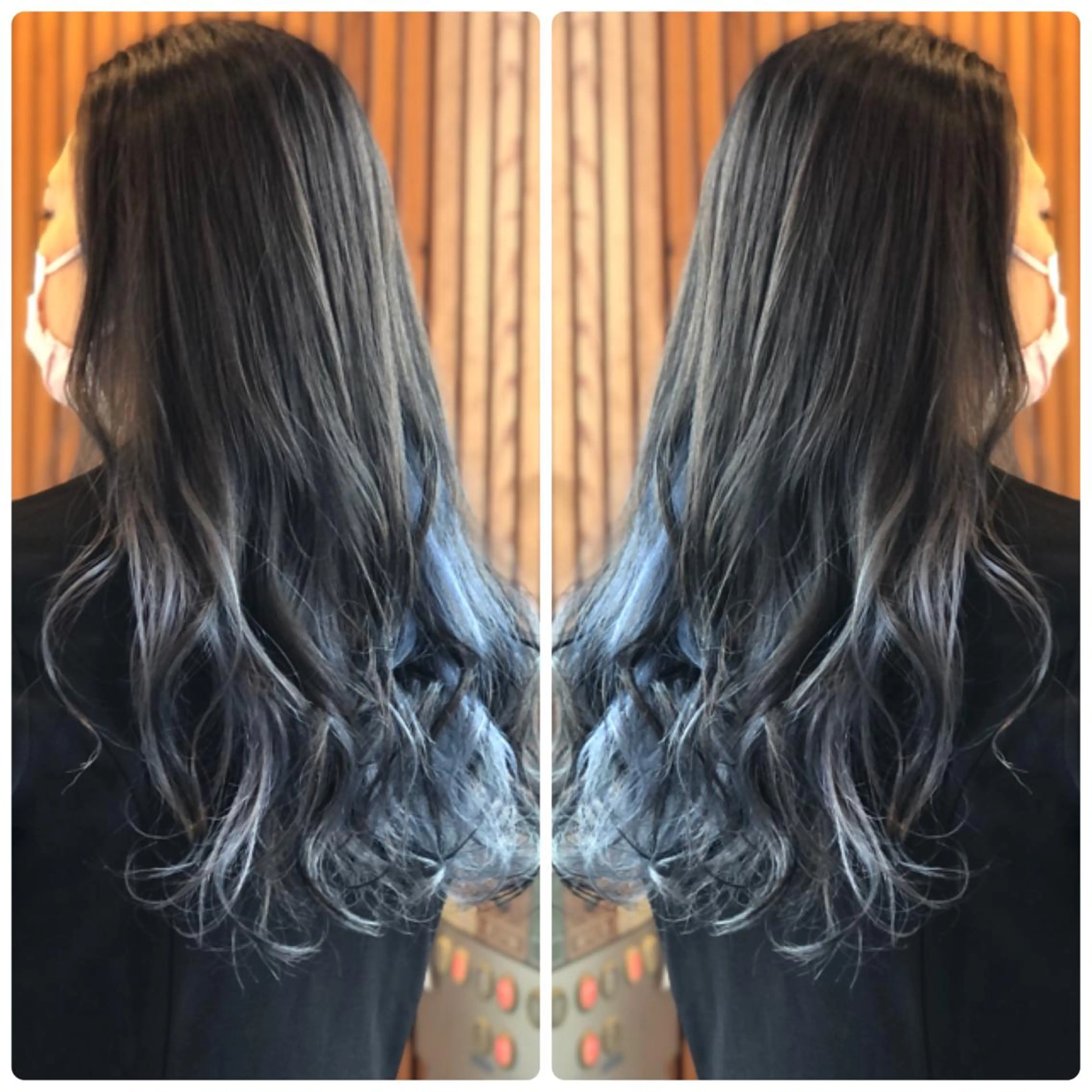 セミロング カラー ブルーカラー ブルーグレー ブルーグレージュ グレージュ ヘアカラー トリートメント 小山内 龍一郎 店長のヘアスタイル