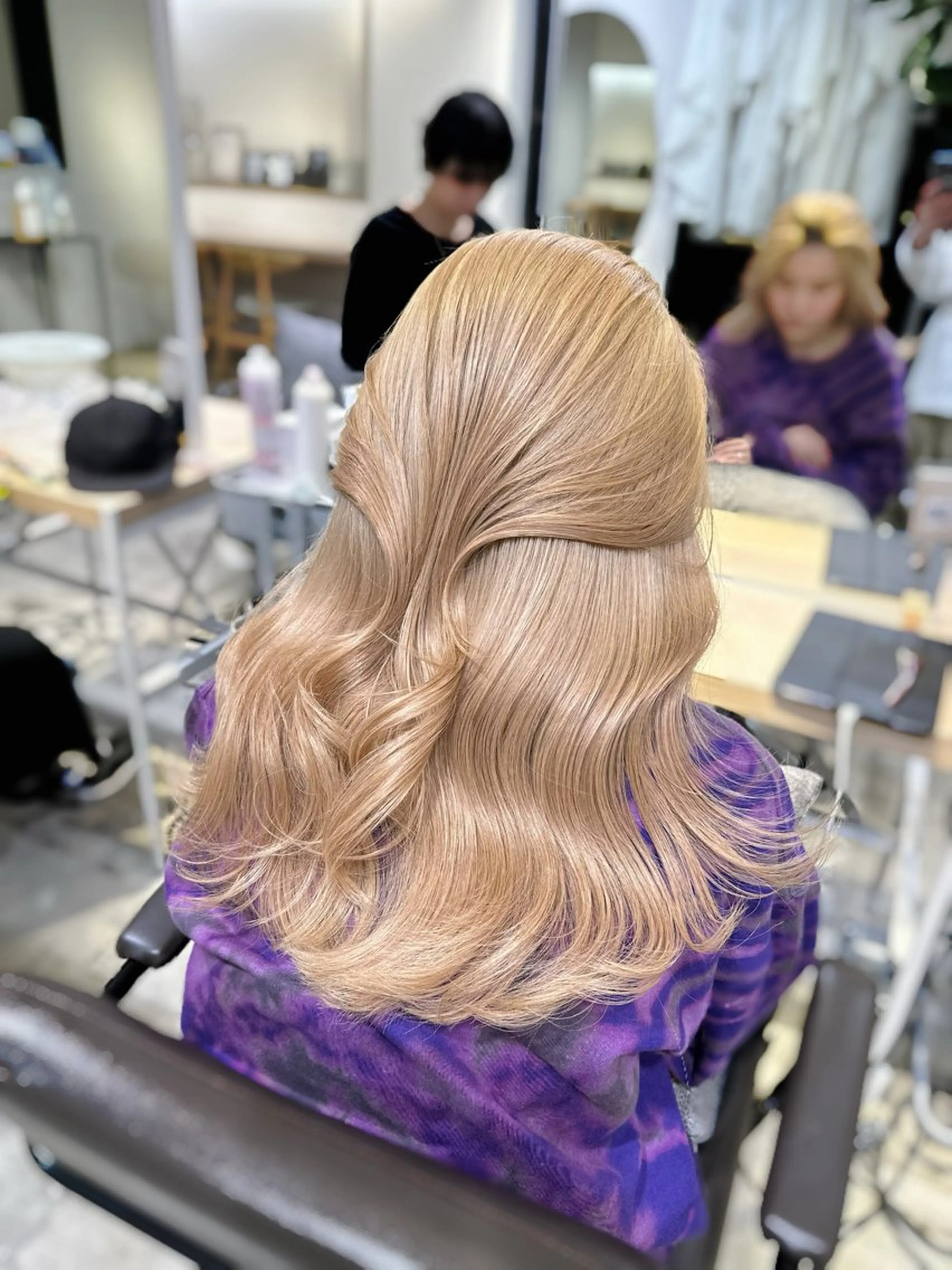 ロング ヘアアレンジ 韓国風ヘア 韓国ヘア/レイヤー Yan✂︎のヘアスタイル