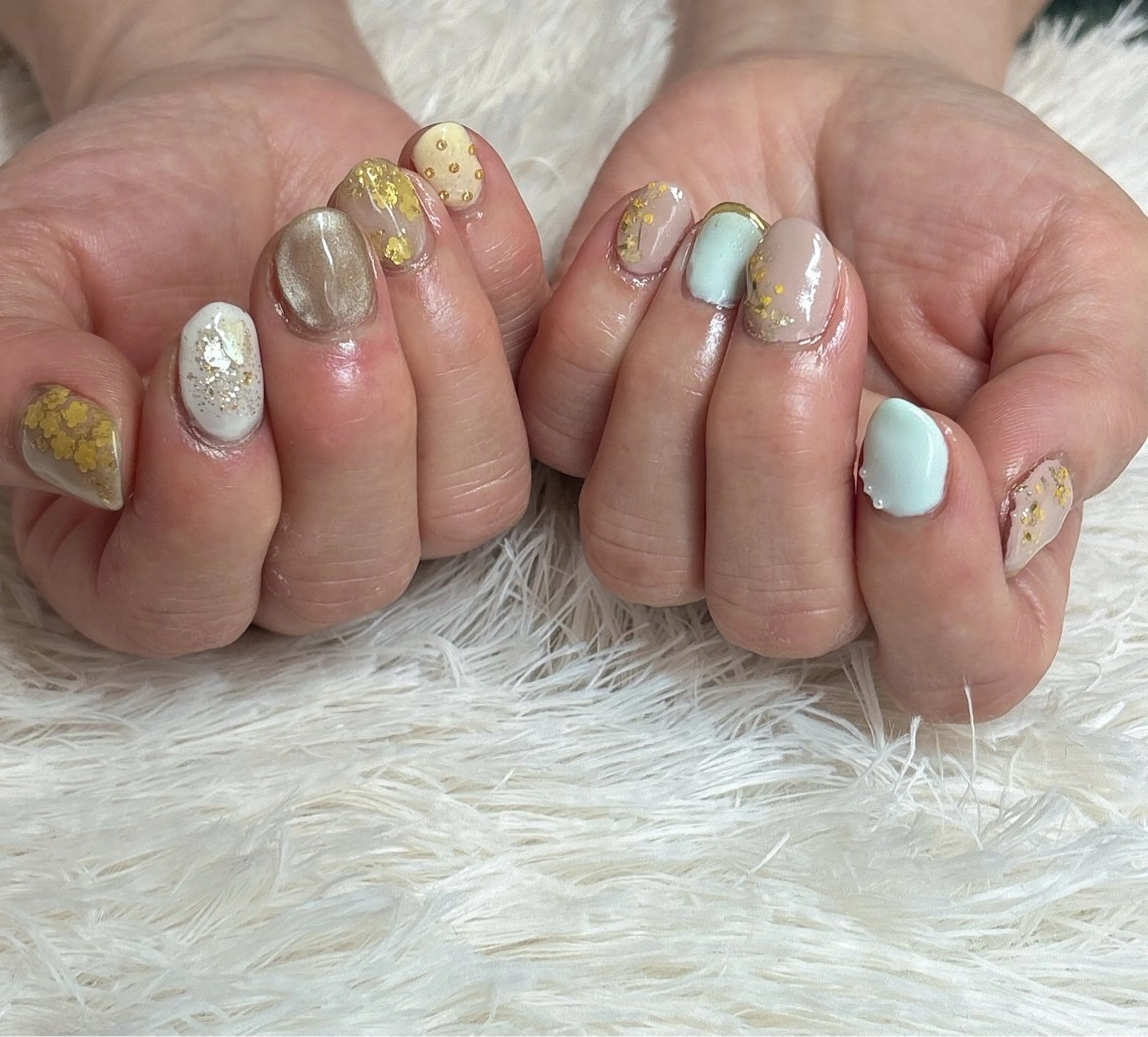 ネイル 持ち込み 春ネイル nail salon はるりのネイルデザイン