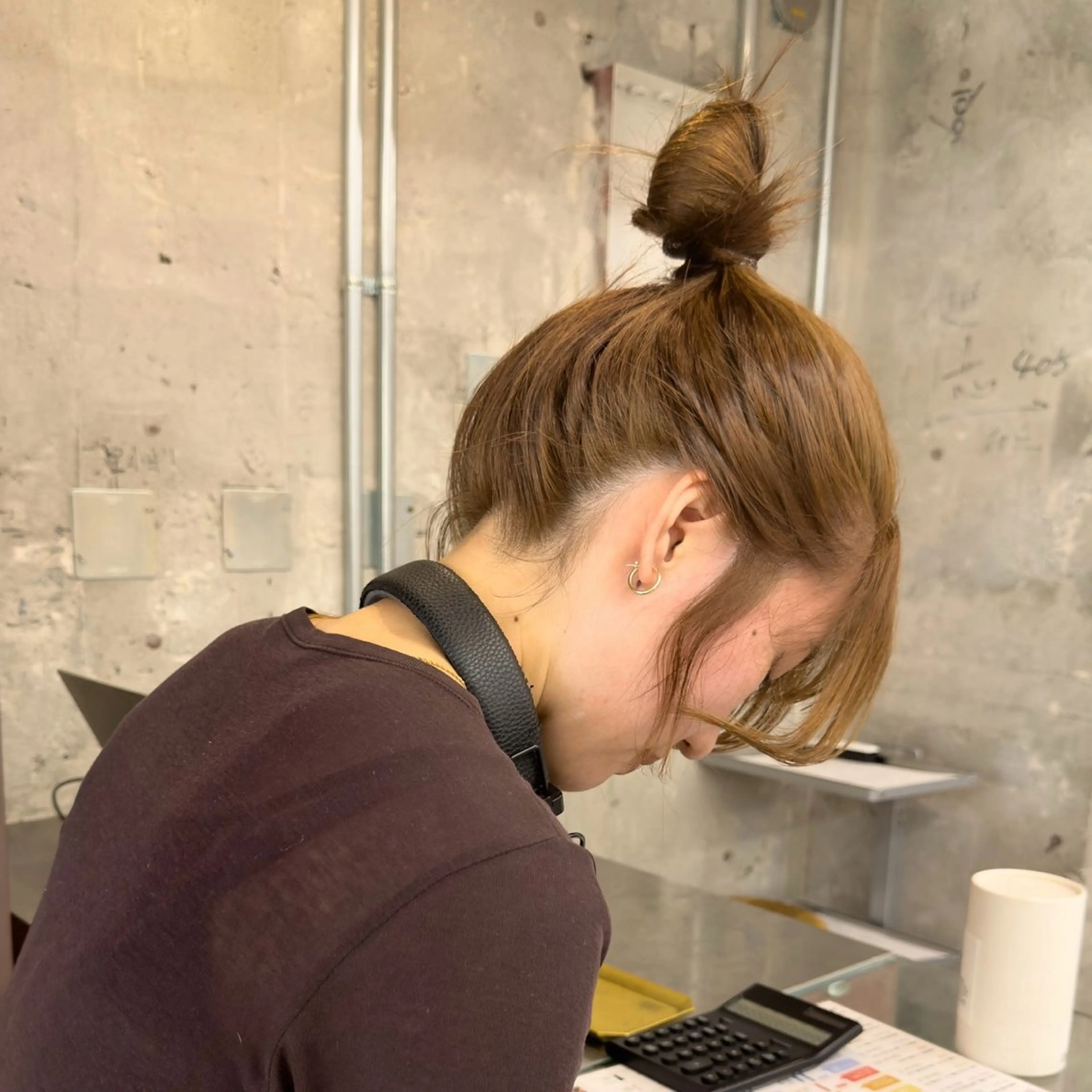 ロング カラー ヘアアレンジ ブラウンカラー ハイトーンカラー ボブ レイヤーカット ロング ヘアカラー 岡本康平/ボブ /ブリーチ/レイヤーのヘアスタイル