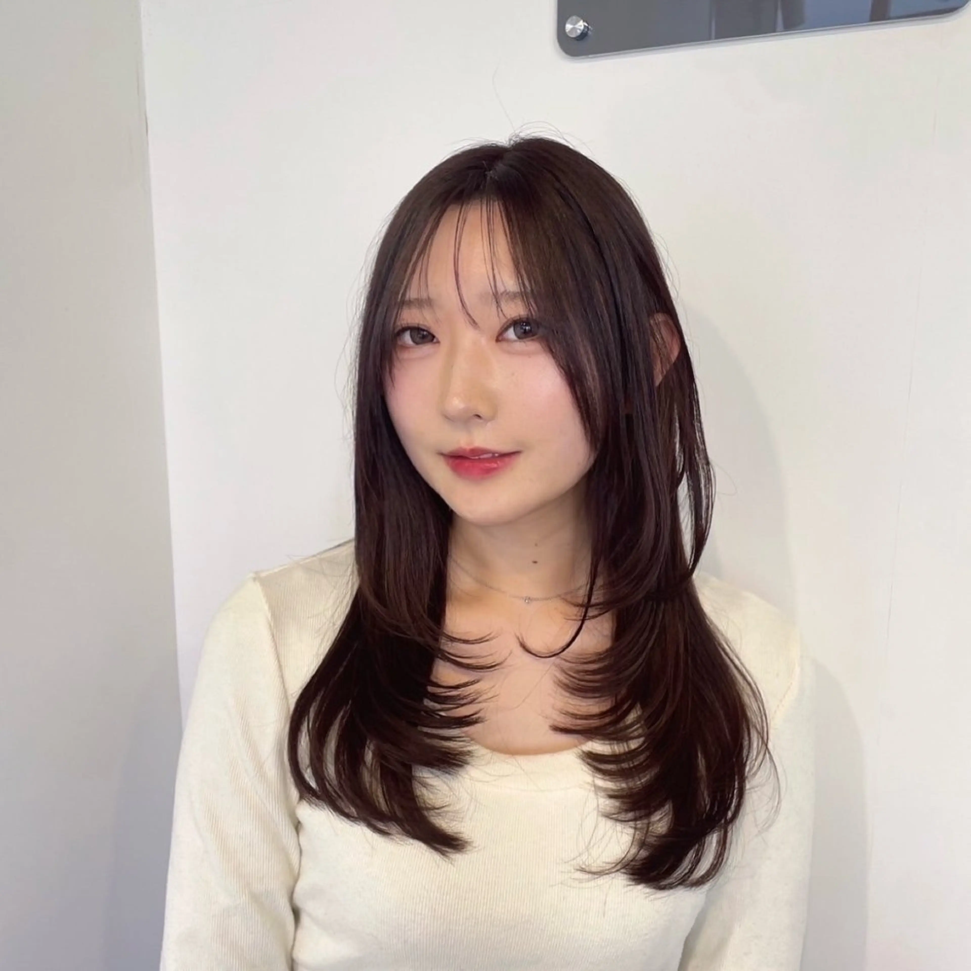 ロング カット トリートメント レイヤーカット🩵 盛れ顔周り/Miuのヘアスタイル