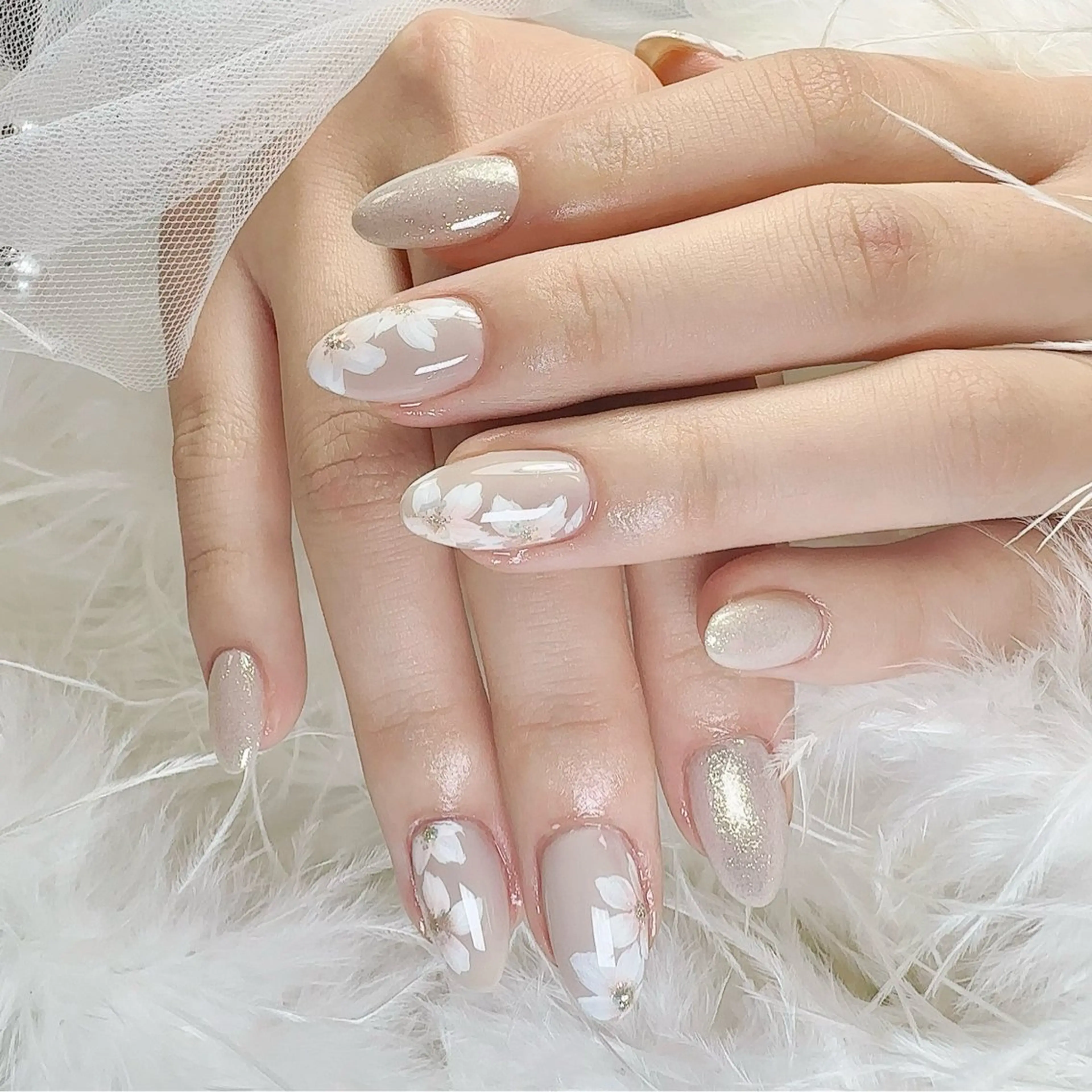 ネイル 韓国ネイル マグネットネイル ニュアンスネイル シンプルネイル ワンホンネイル ハンドネイル ハンドケア nail salon Feerieのネイルデザイン