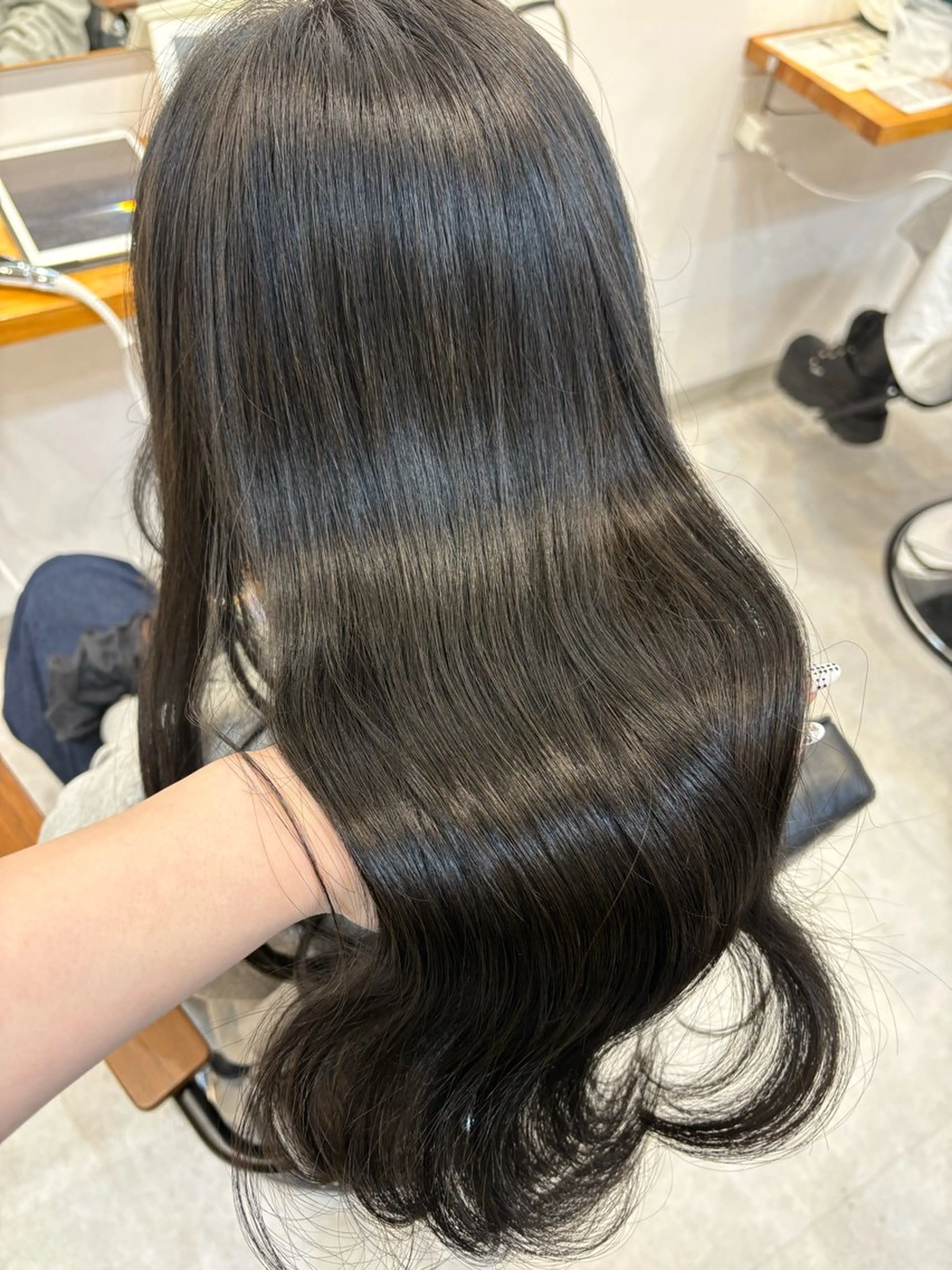 ミディアム カラー ヘアカラー 美白透明感カラー 🤍／kazukiのヘアスタイル