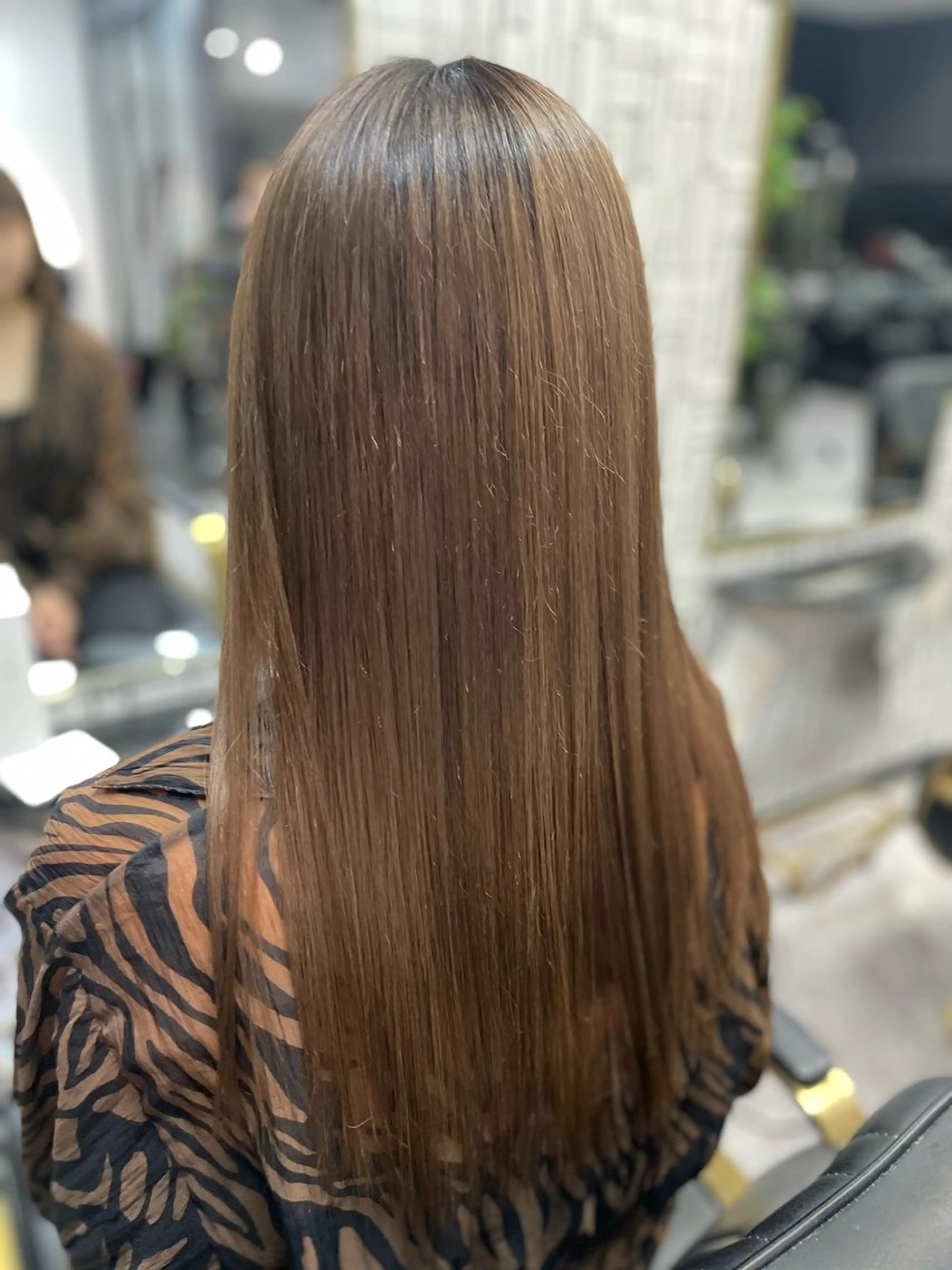 ロング カット 縮毛矯正 トリートメント 篠原 侑作のヘアスタイル