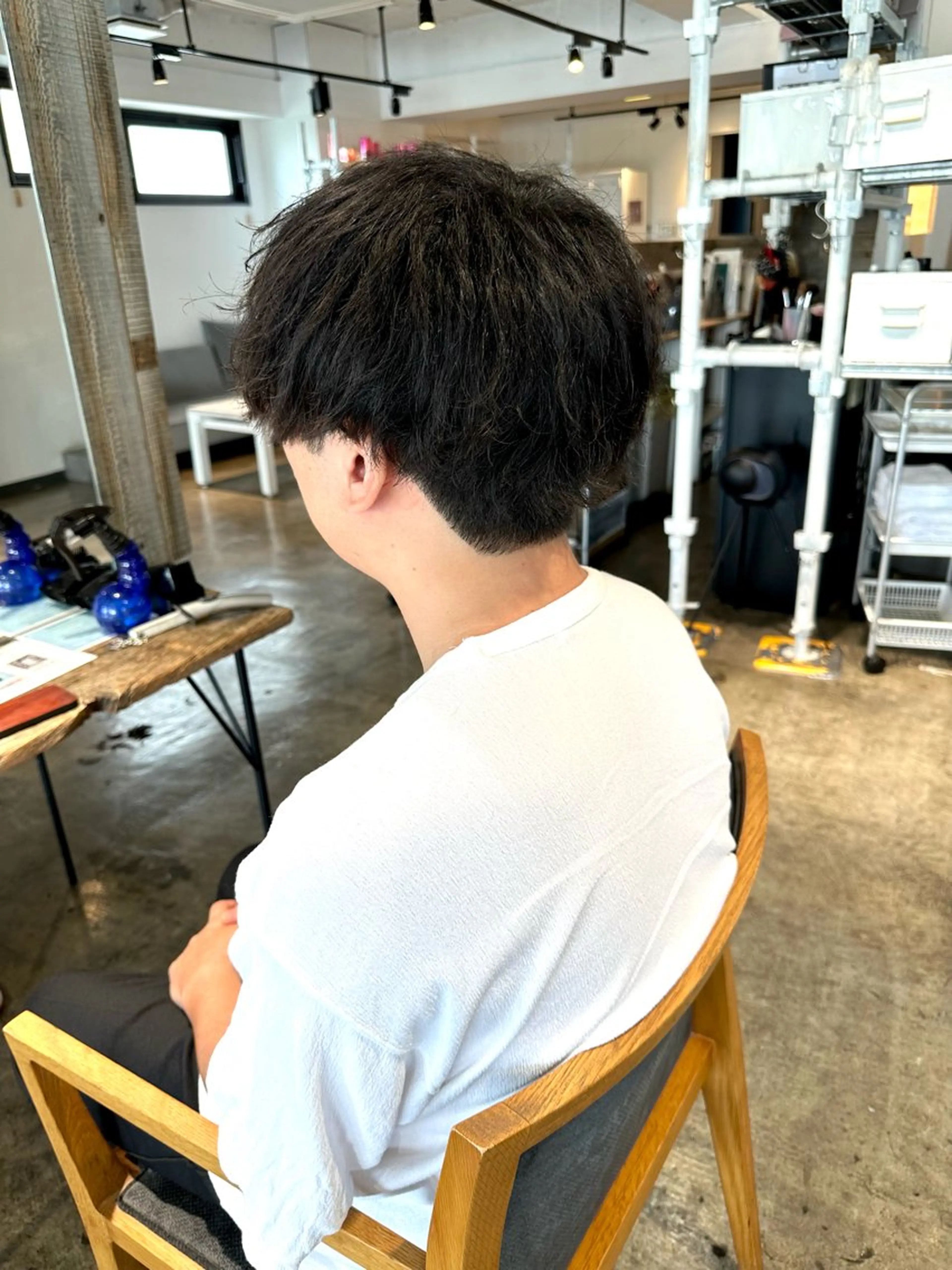 メンズ マッシュ メンズパーマ メンズツイストパーマ 波巻きパーマ ツイストパーマ カット 骨格補正施術/メンズ 専門美容師/YUYAのヘアスタイル