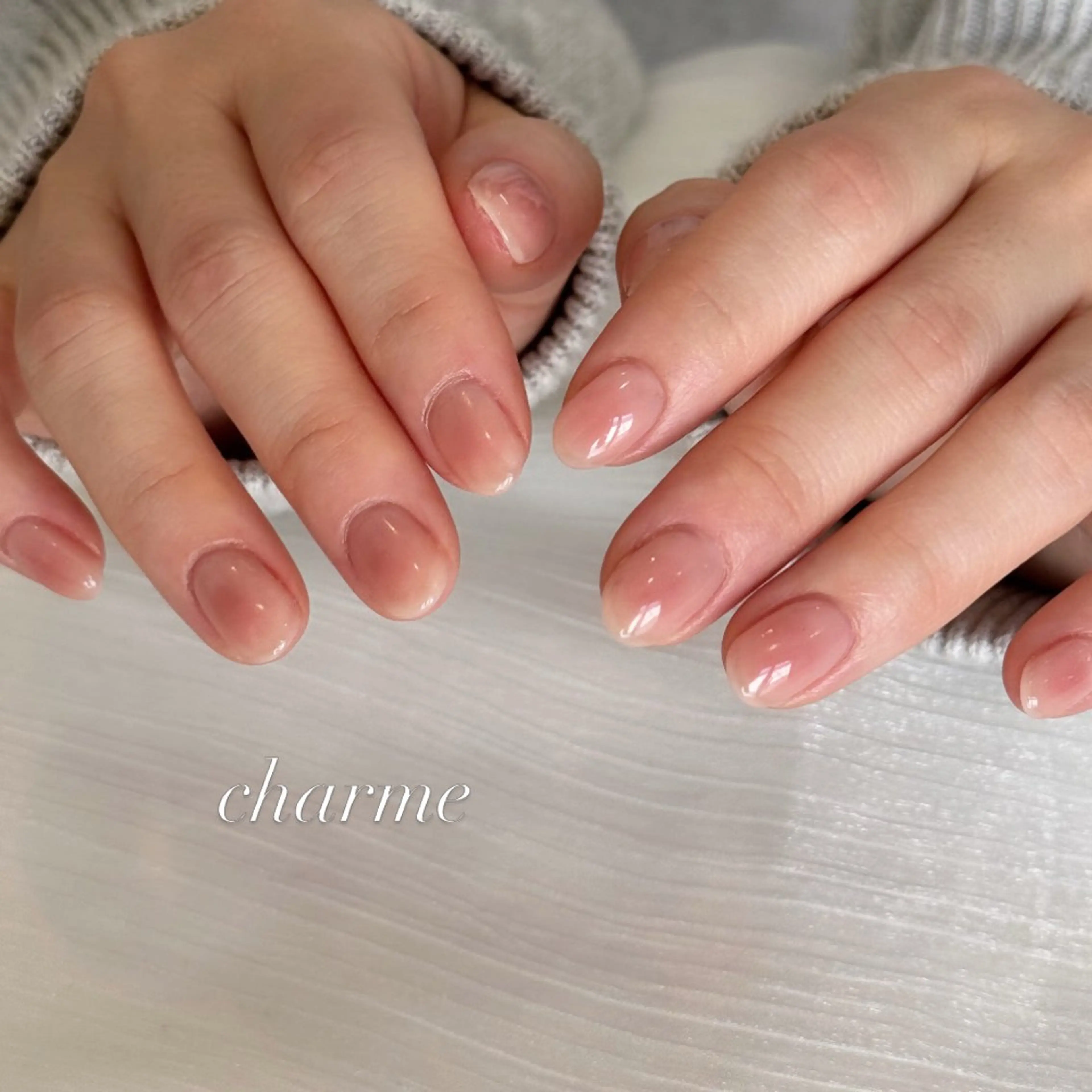 ネイル チークネイル charme mimiのネイルデザイン
