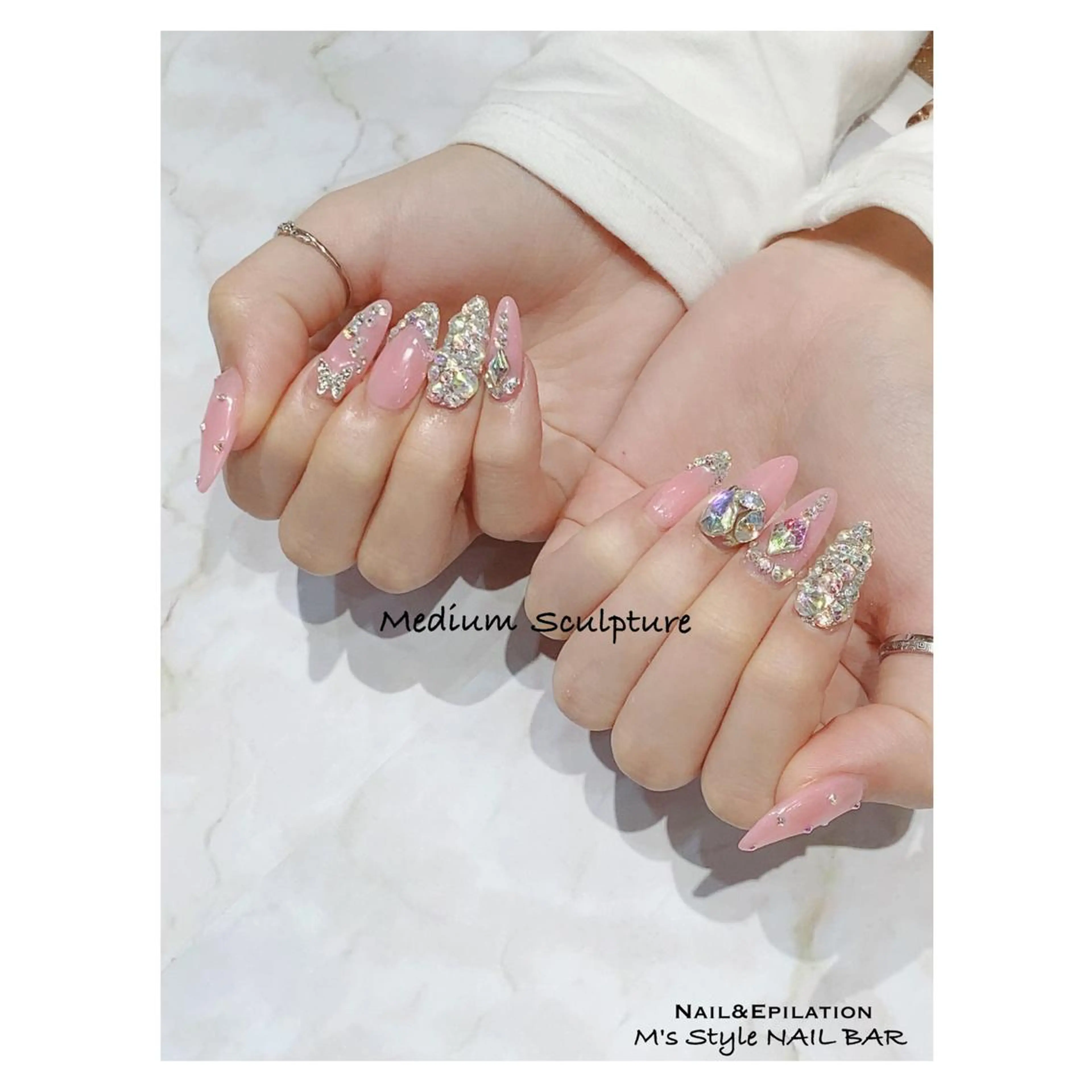 ネイル 成人式 入学式 卒業式 韓国ネイル ロングネイル ハンドネイル M's Style NAIL BARのエステ・リラクイメージ