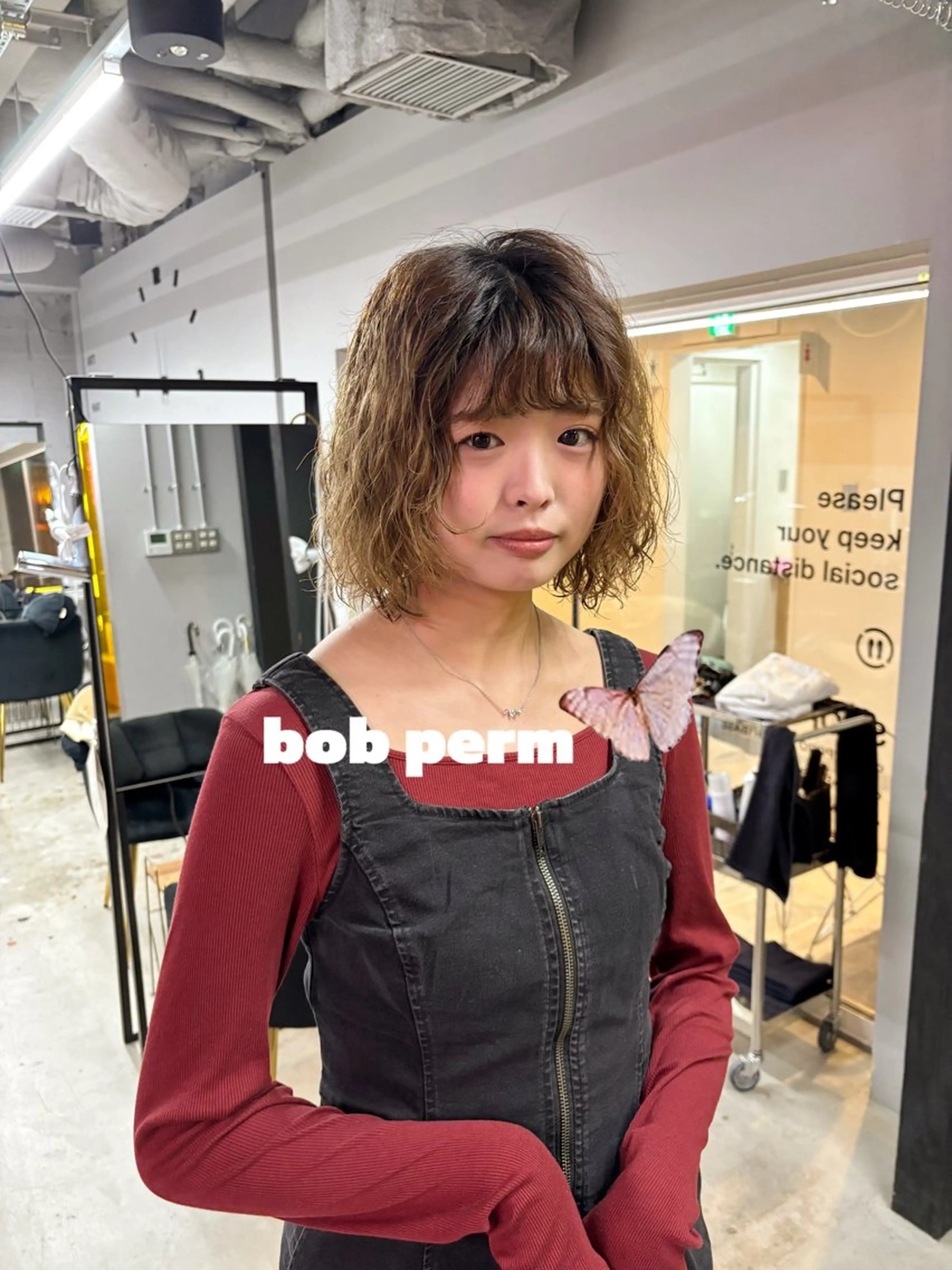 ショート パーマ 縮毛矯正 札幌パーマ 髪質改善/後藤海音のヘアスタイル