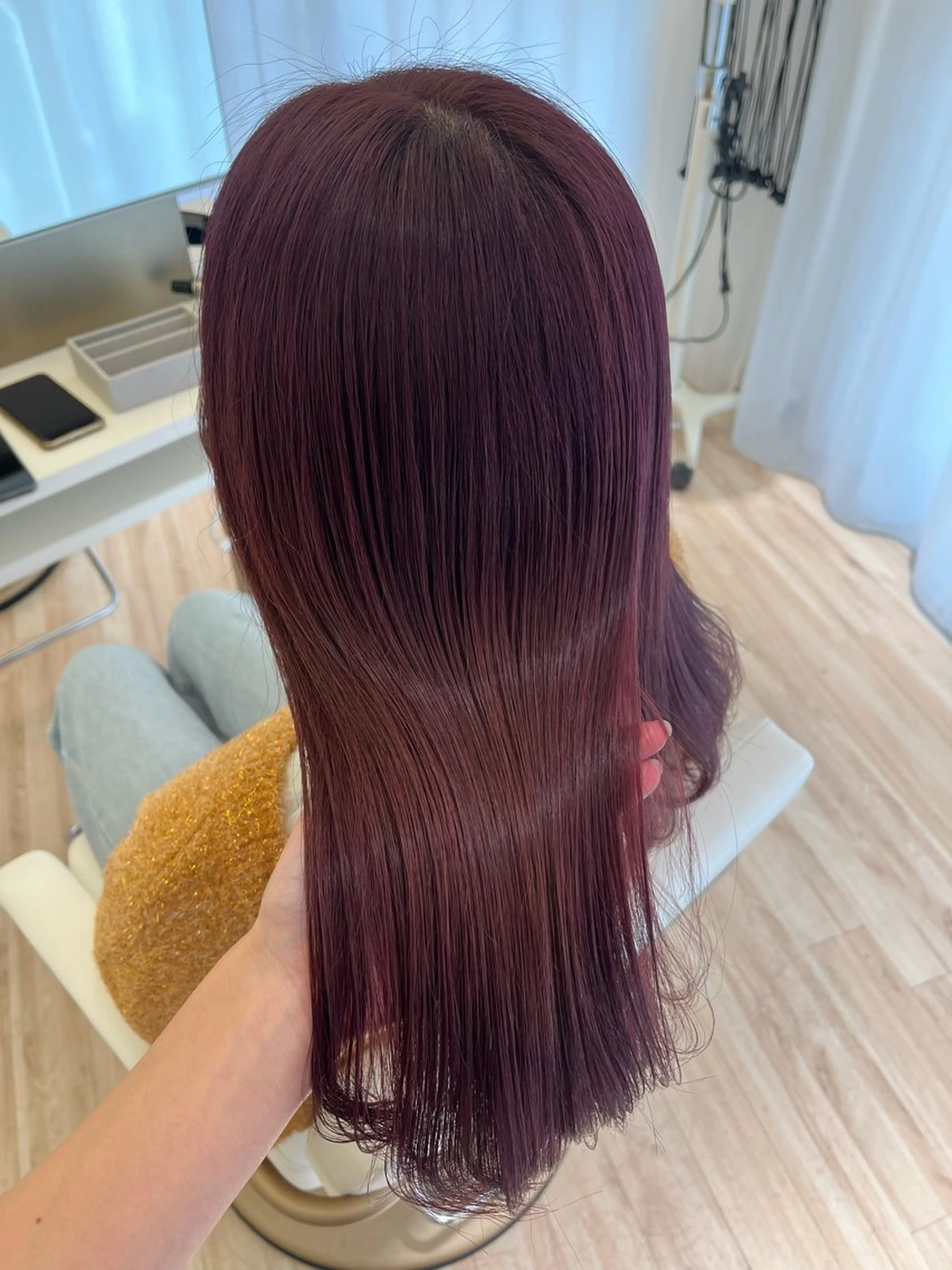 ミディアム カラー GOODDAY ヘアサロンのヘアスタイル