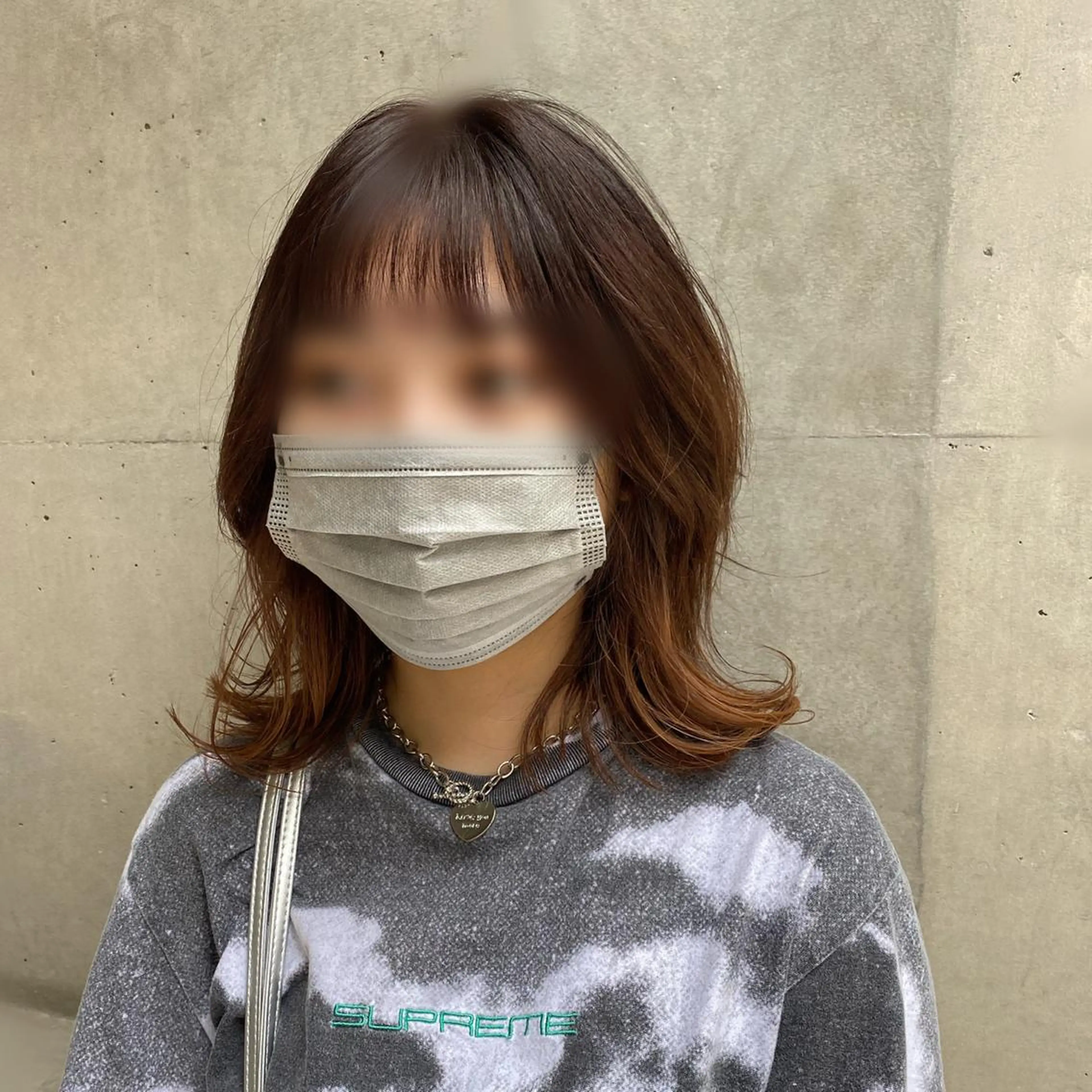 ミディアム INORI /フェイスレイヤーのヘアスタイル