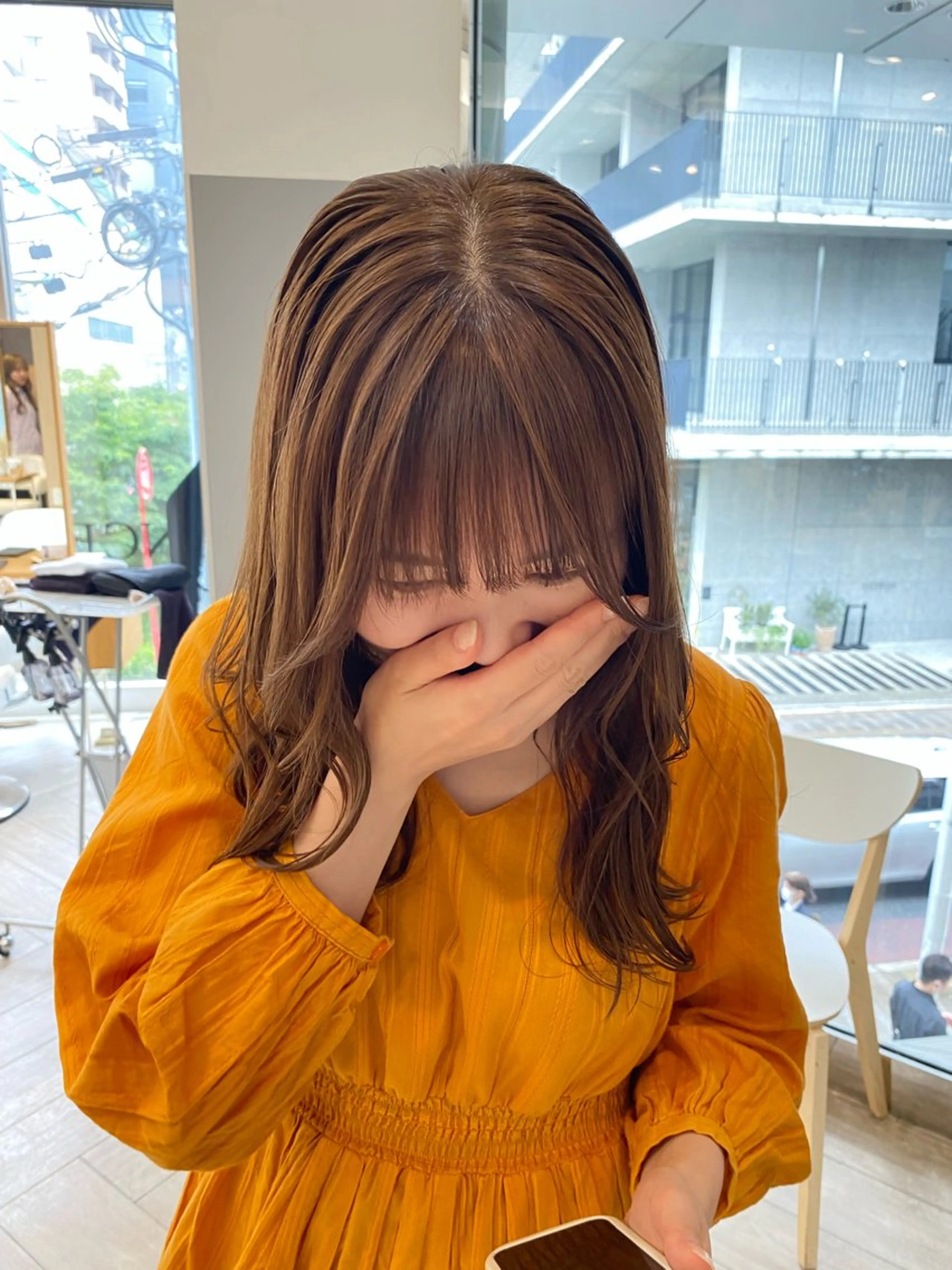 ロング カラー AVANCE.ens 広島袋町店ayuのヘアスタイル