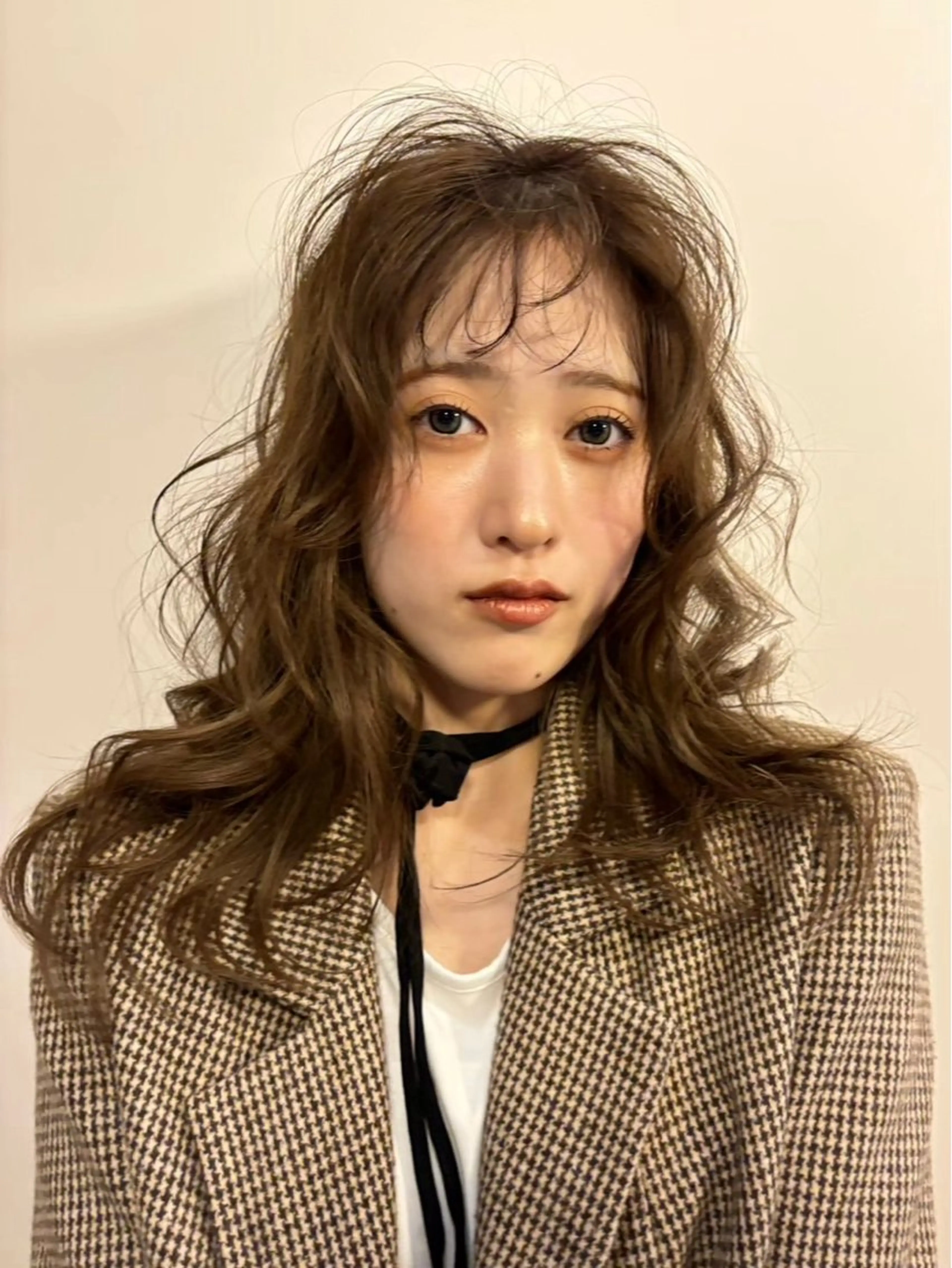 【透明感がでるナチュラルオリーブカラー🫒🌟】　　　　　　秋にぴったりのオリーブカラーになります🍂の写真