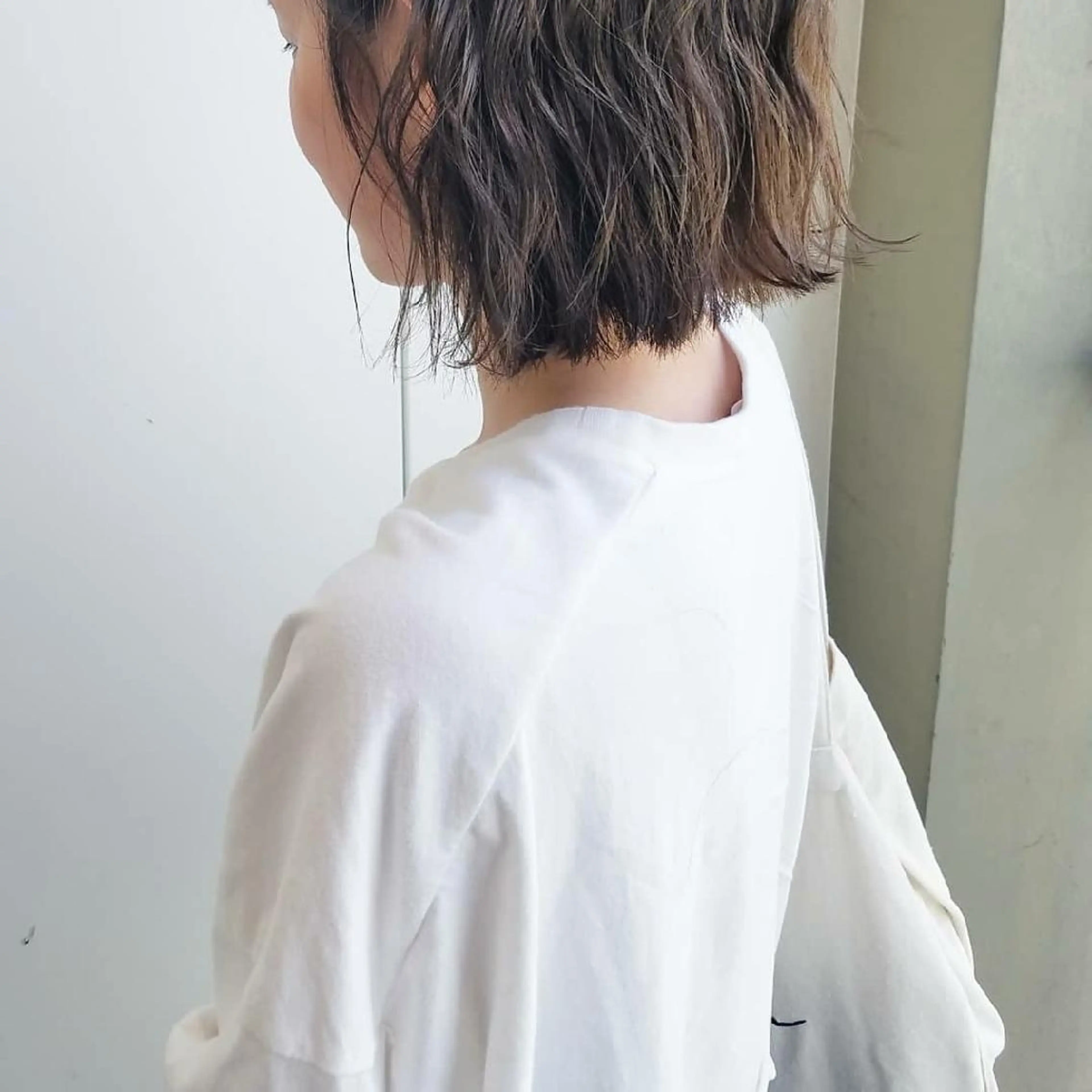 ショート カラー パーマ ショートヘア iplus✴ まつげ、眉毛、耳つぼのマツエク・マツパデザイン