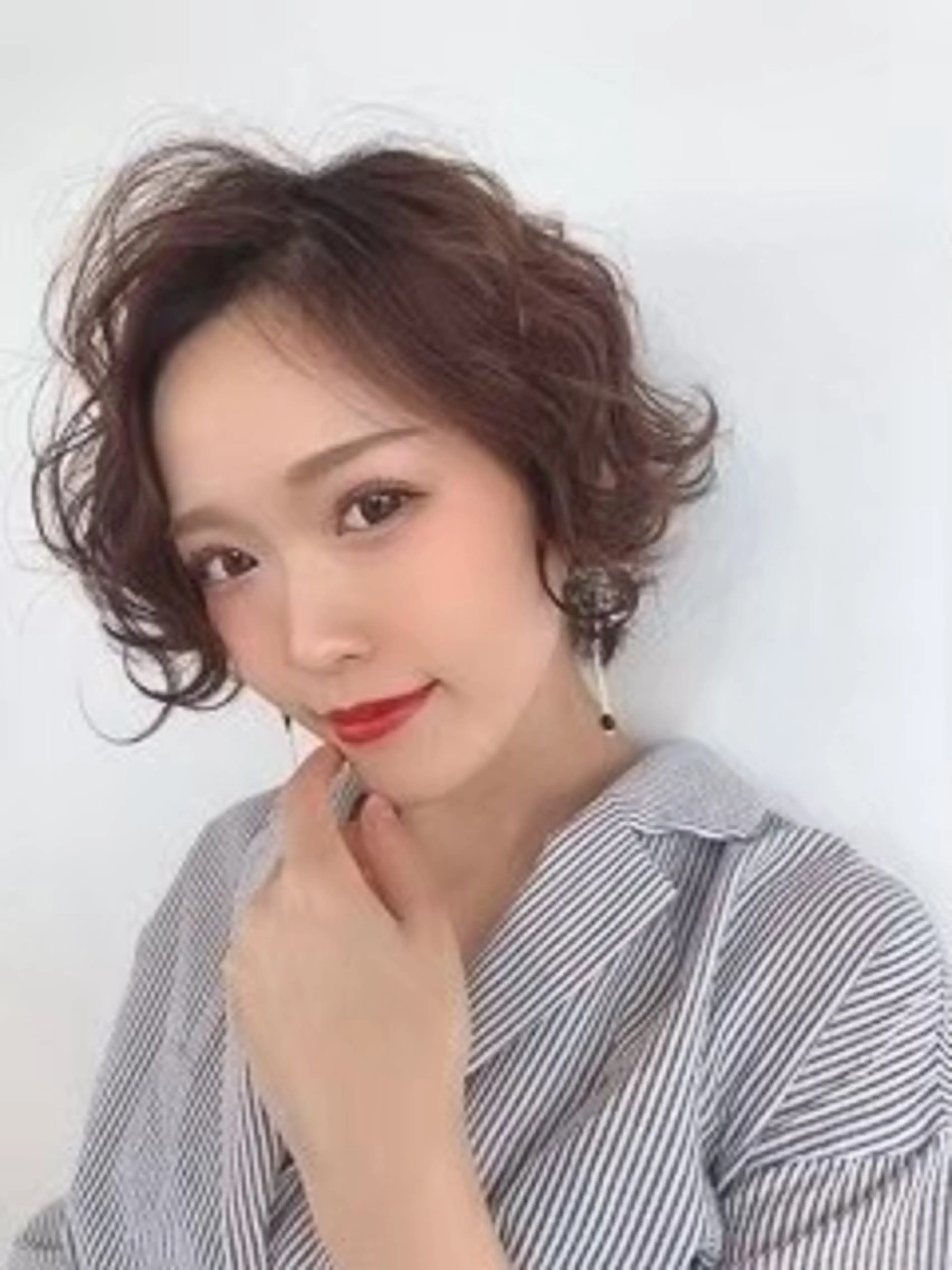 ショート パーマ 中村 裕昭のヘアスタイル