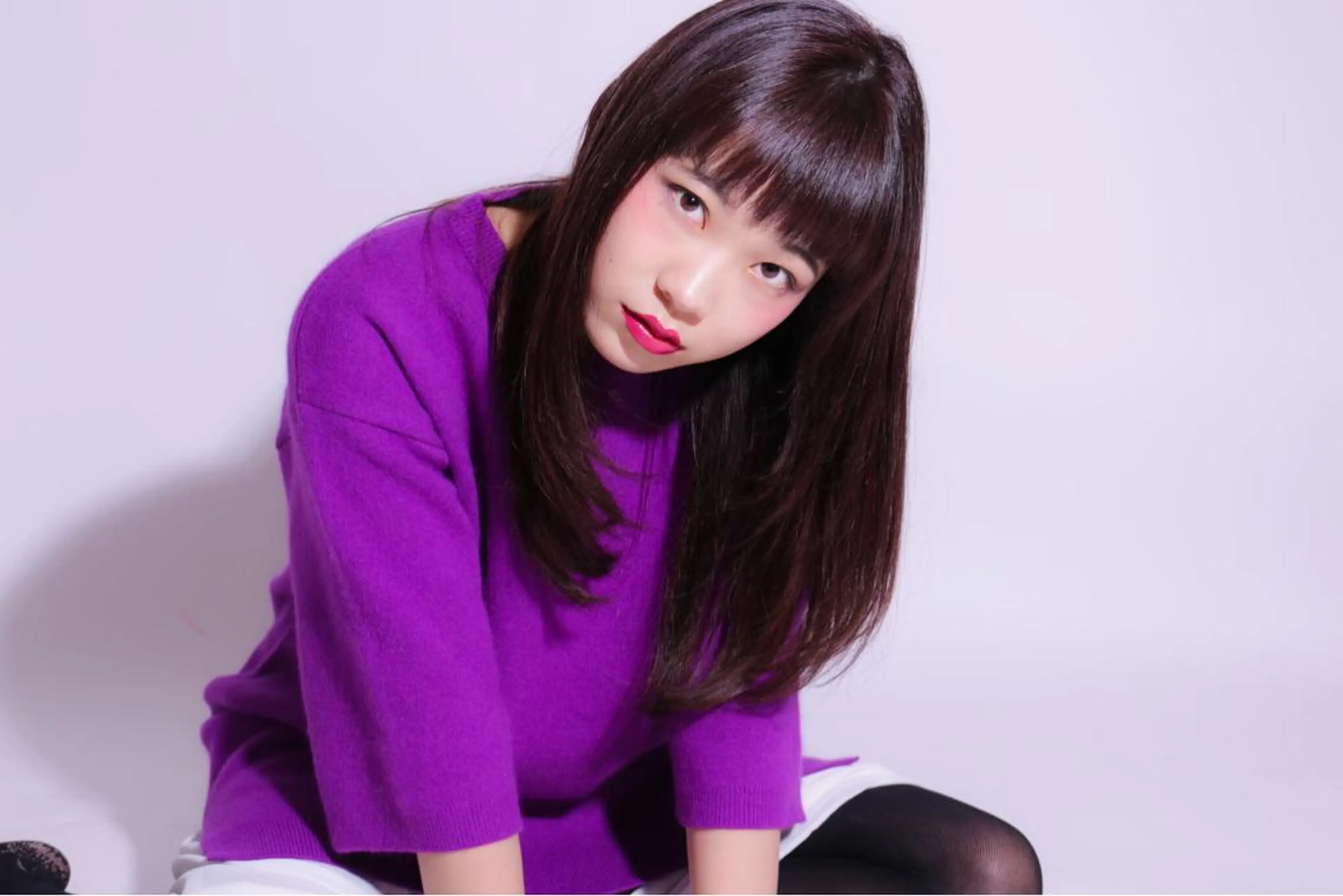 ロング 大久保 結加のヘアスタイル