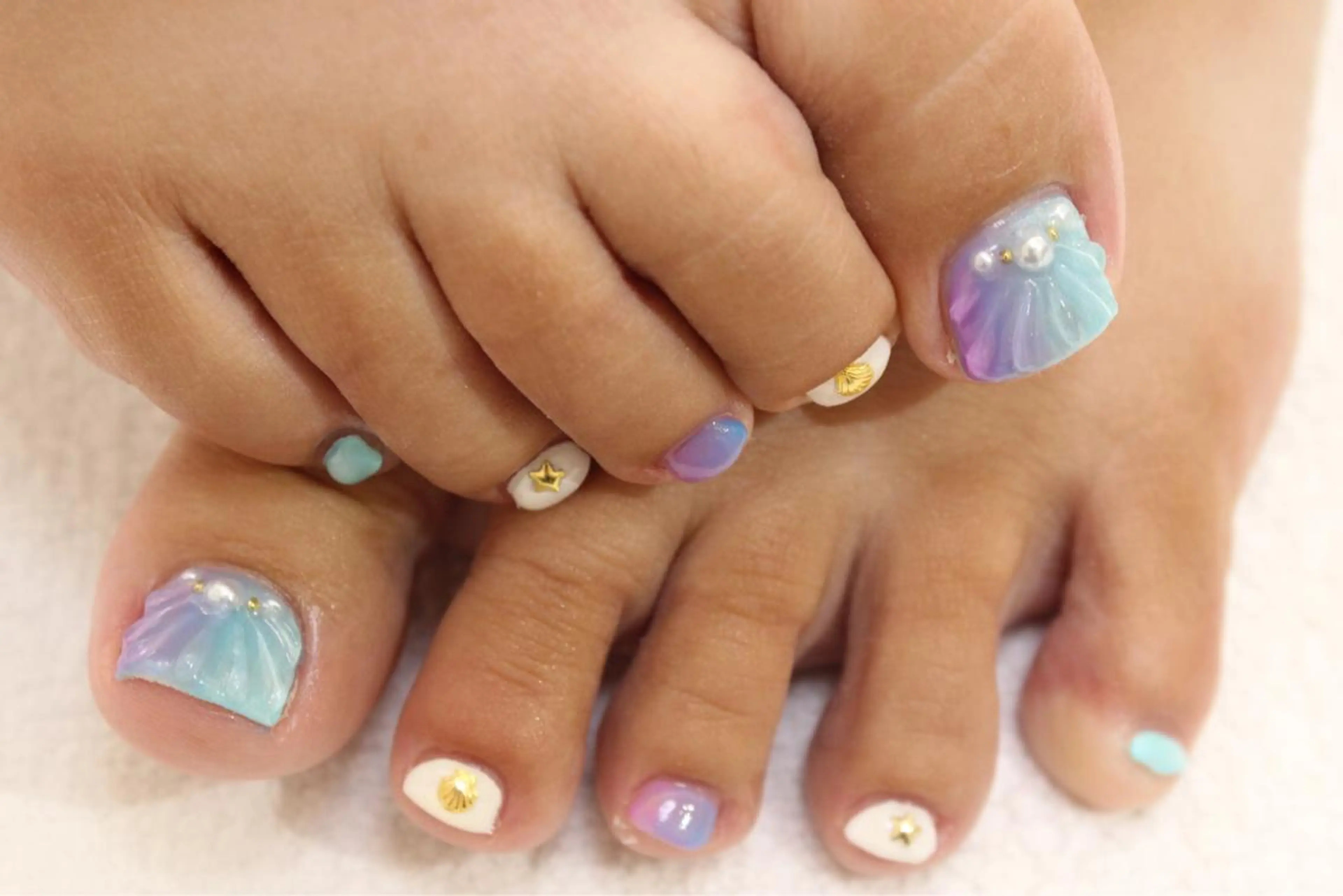 《新規》オフ無料フットネイル持ち込みデザインやり放題😘💕の写真